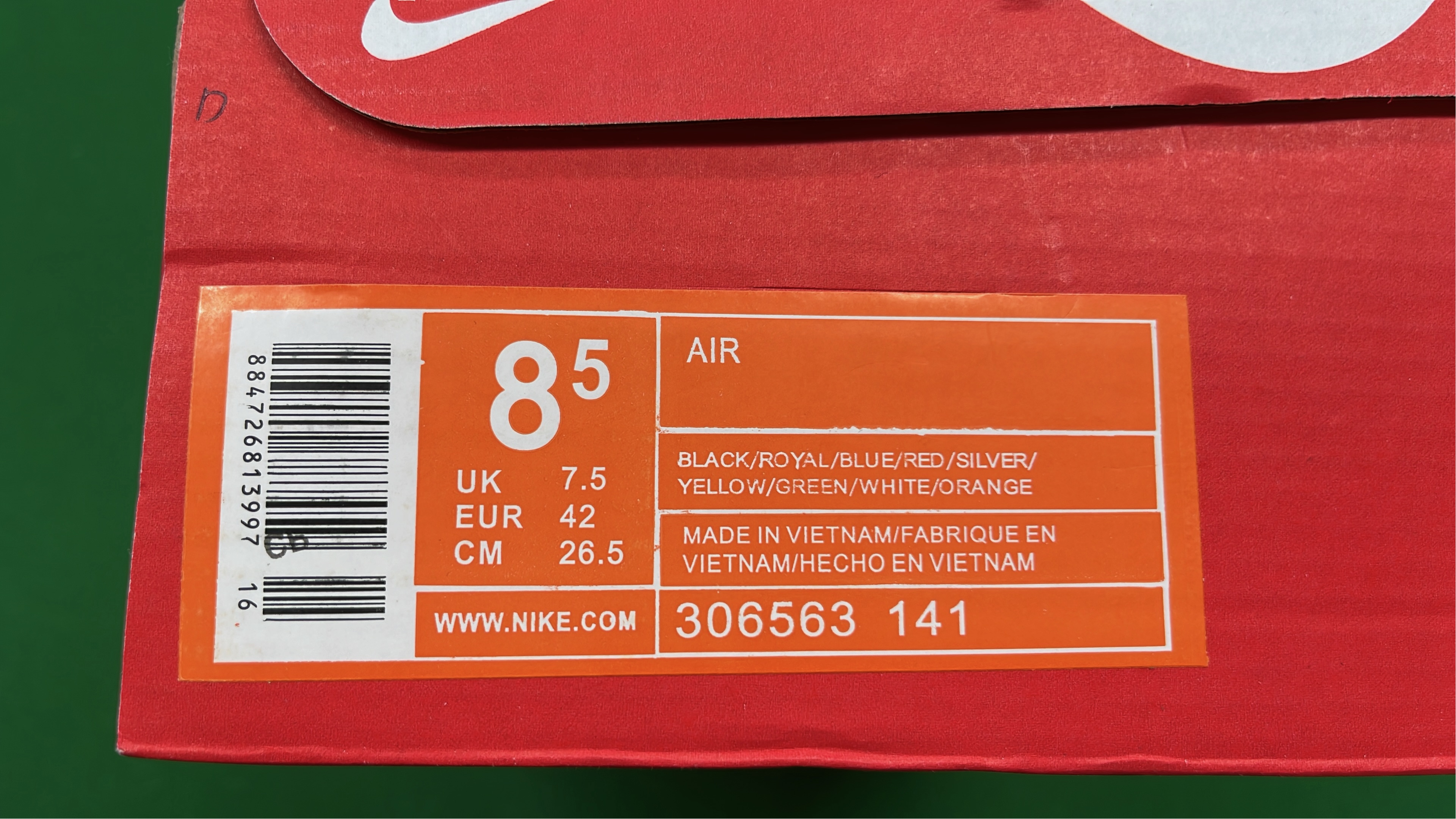 Nike Air Max 96 II Black White Sneakers