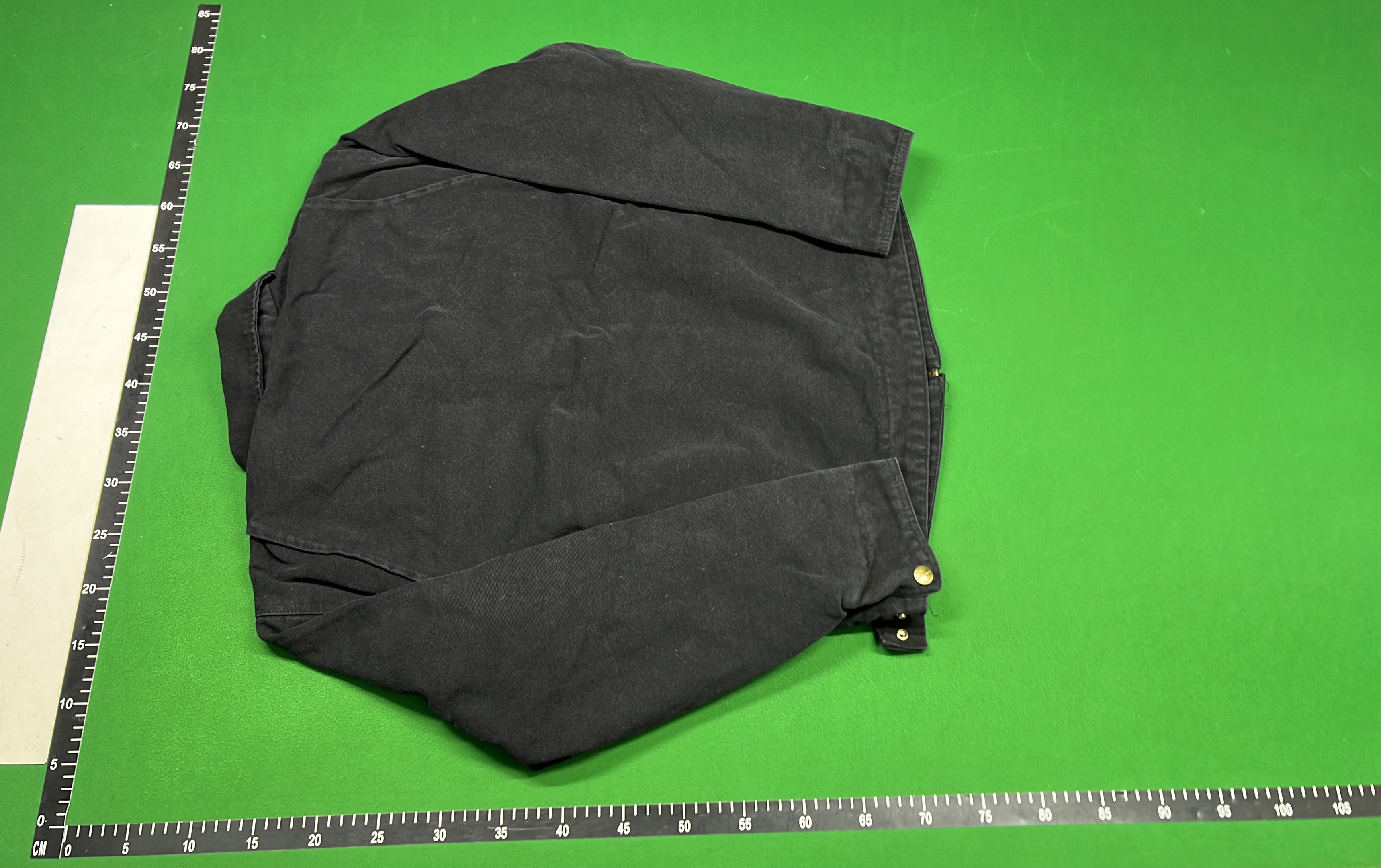 Gray Hooded Denim Jacket with Zipper and Patch Pocket