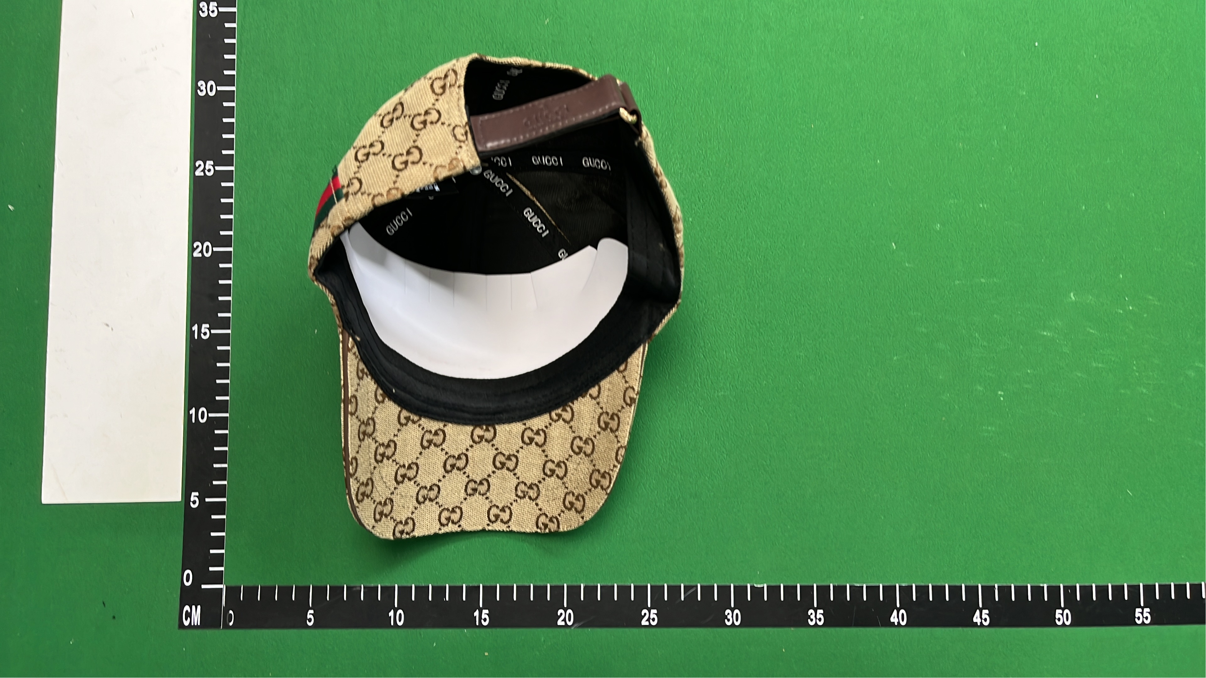 Gucci GG Supreme Baseball Cap - Black Monogram Mesh Design