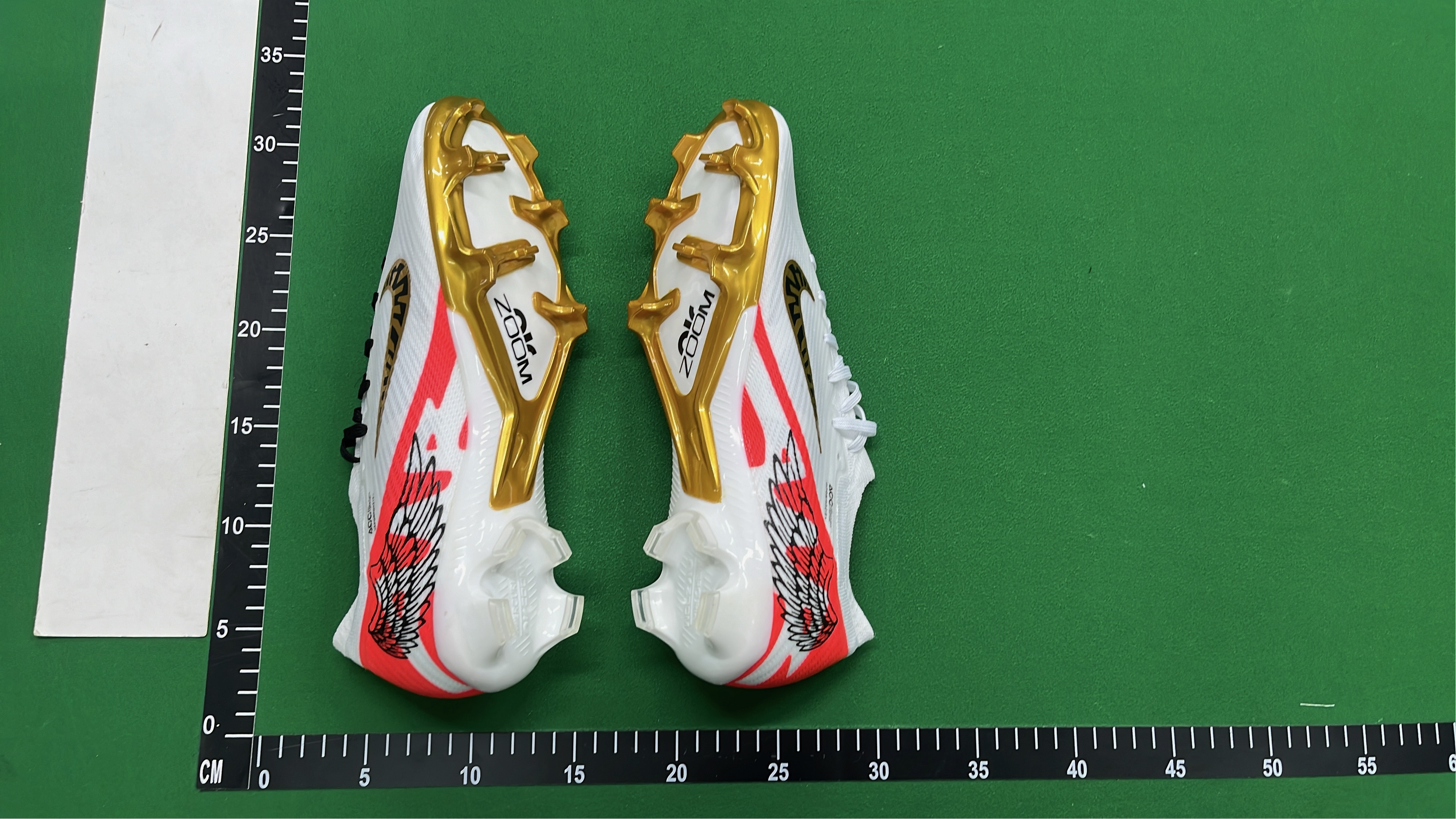 Nike Football Cleats - Bright Yellow with Pink Swoosh