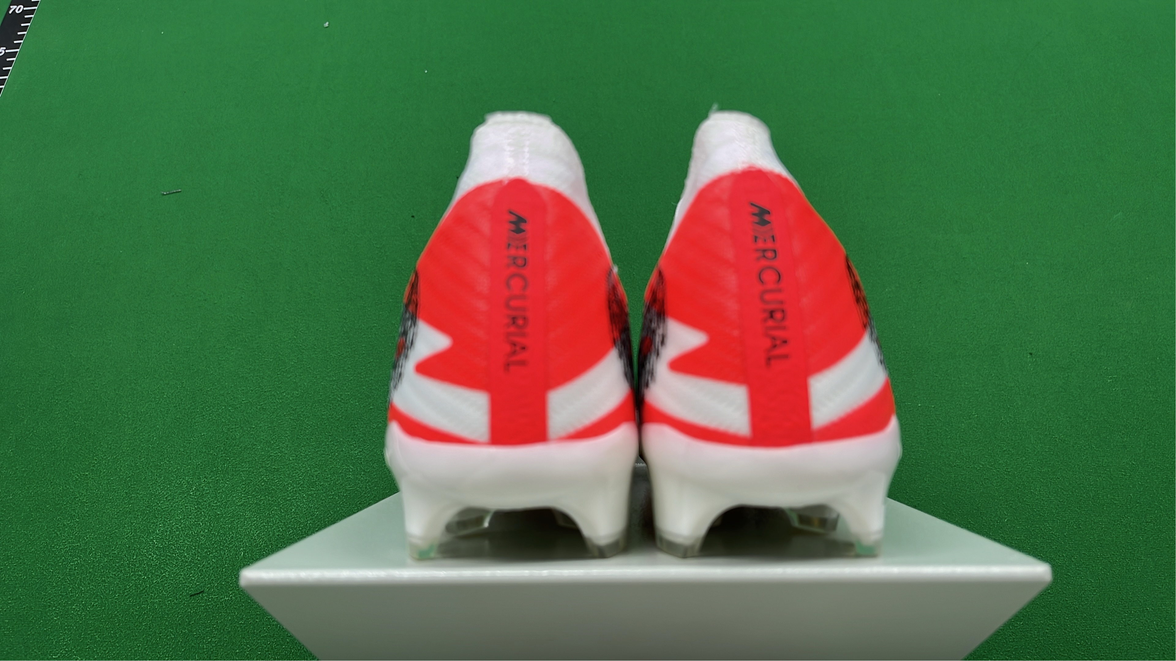 Nike Football Cleats - Bright Yellow with Pink Swoosh