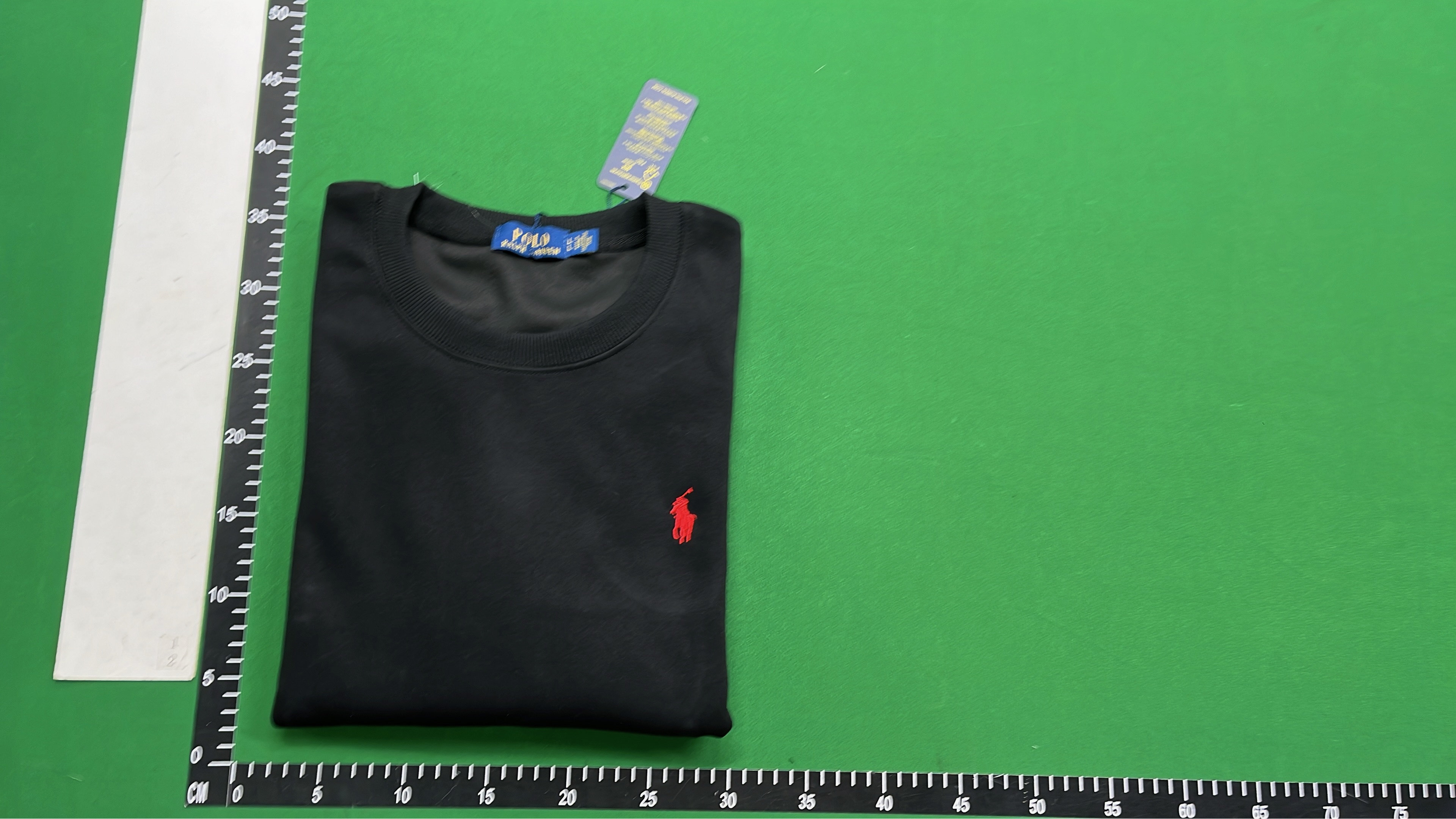 Polo Ralph Lauren White Crewneck Sweatshirt with Logo