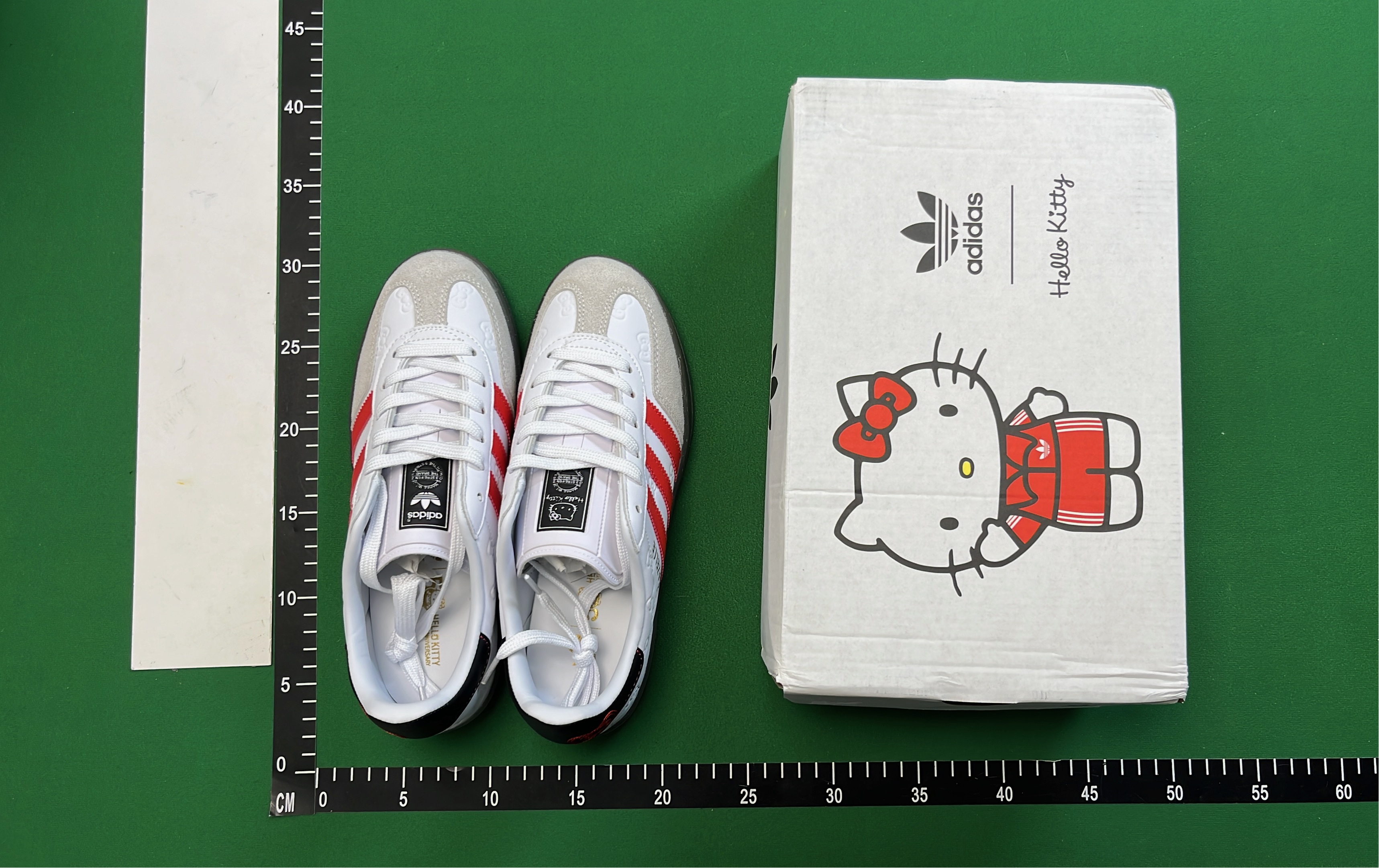 Adidas Gazelle Hello Kitty White Red Sneakers
