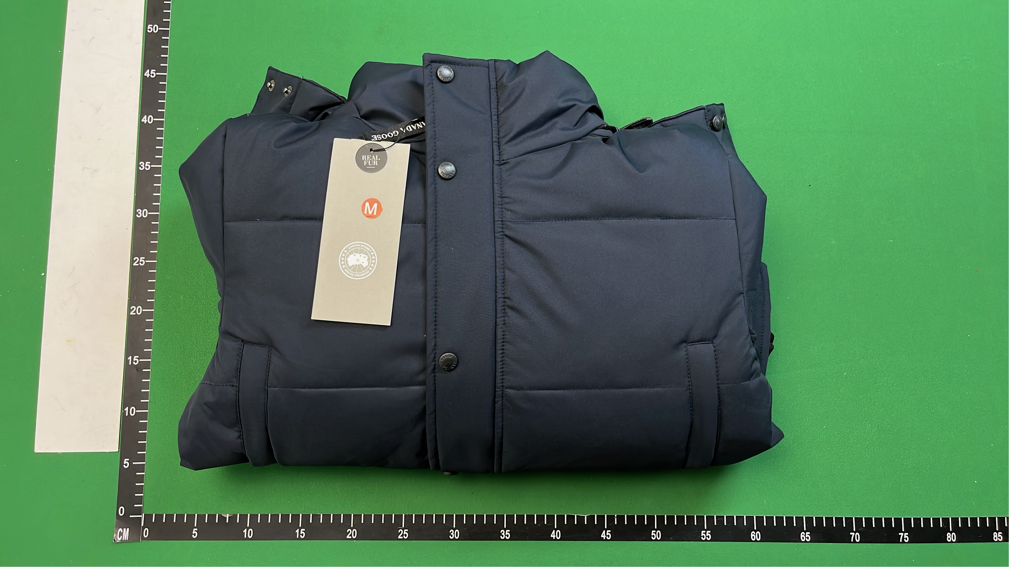 Canada Goose Black Down Jacket with Fur Trim Hood