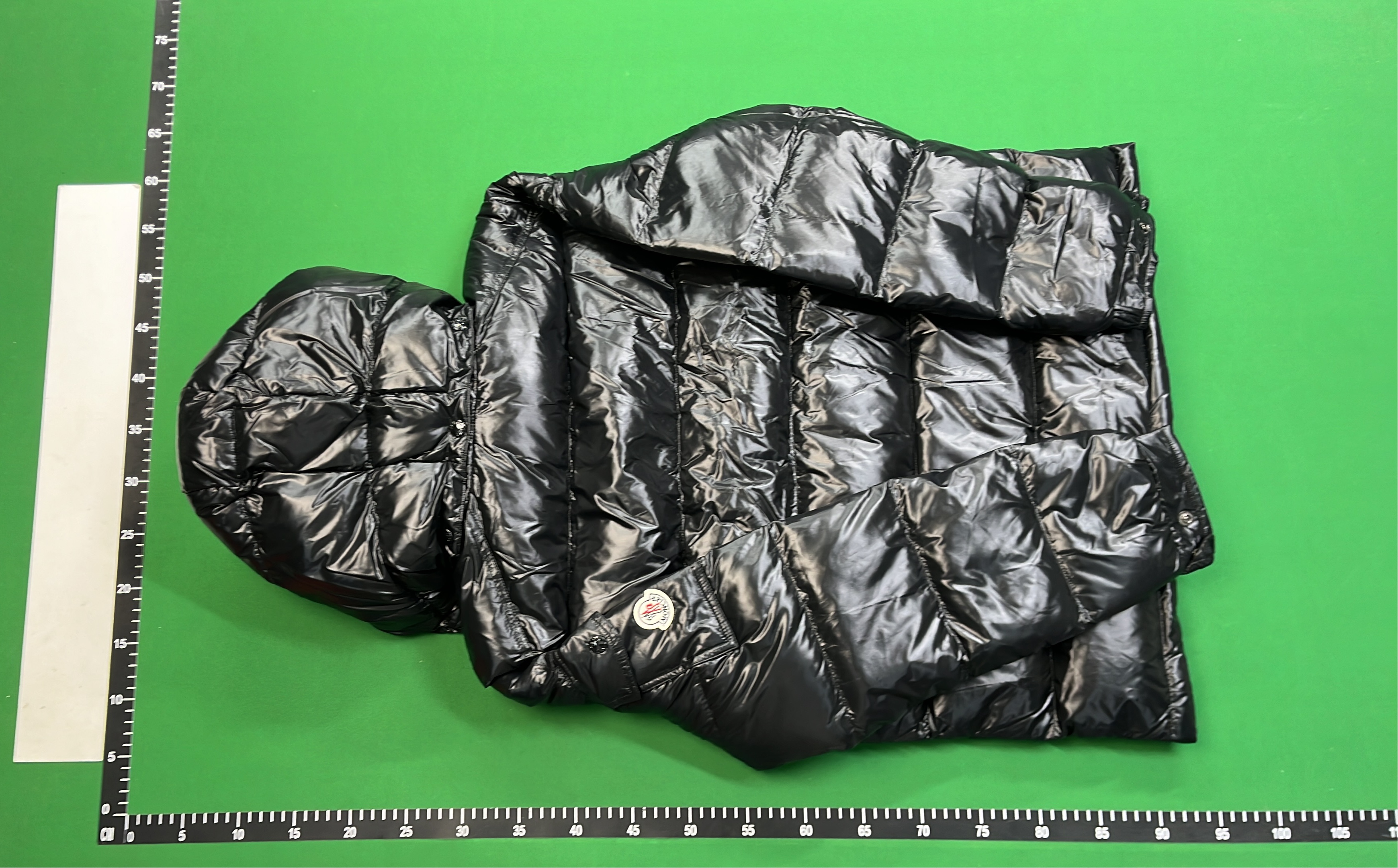 Moncler Black Puffer Jacket with Hood
