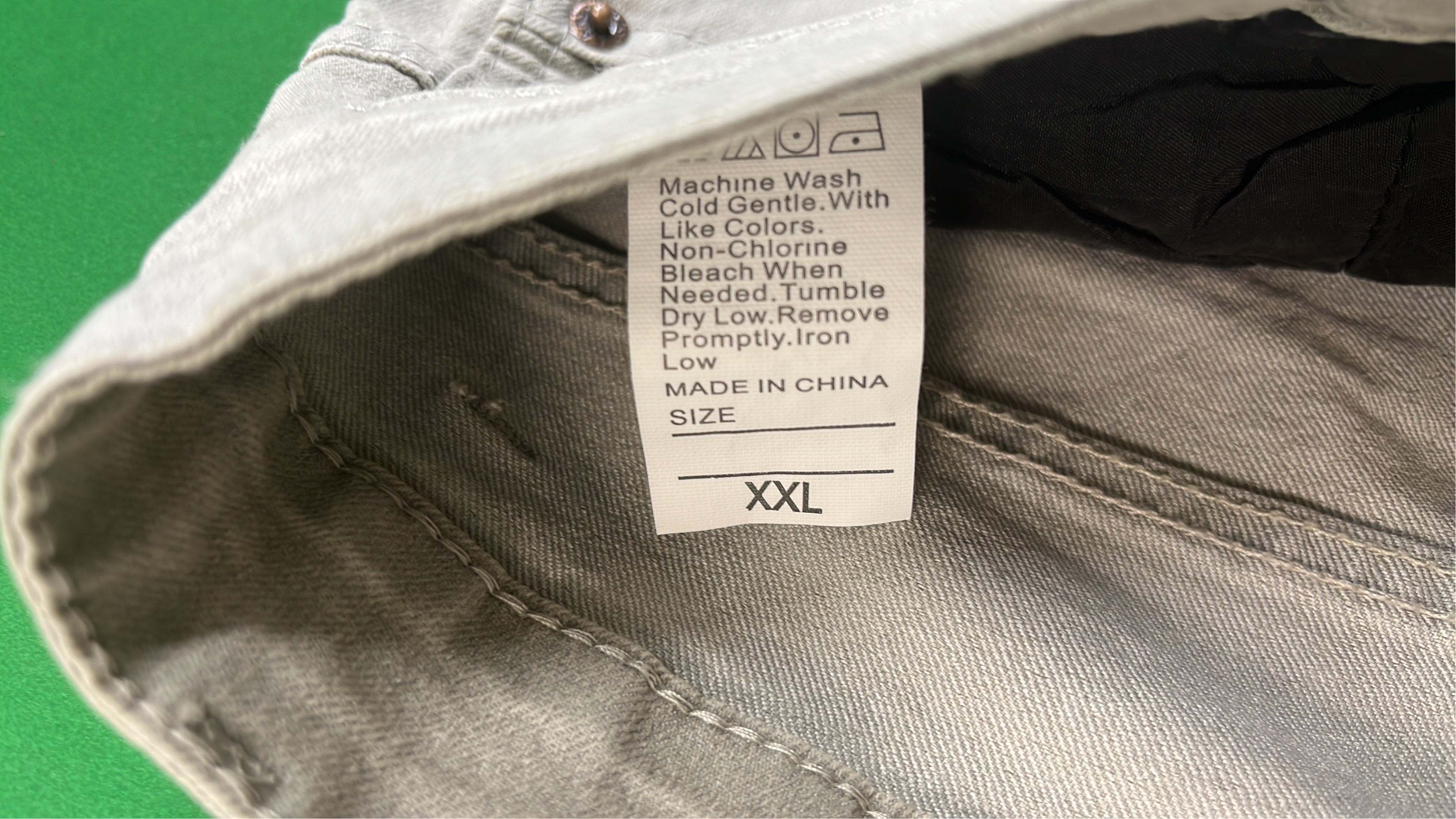 Grey Paint-Splatter Cargo Pants for Men