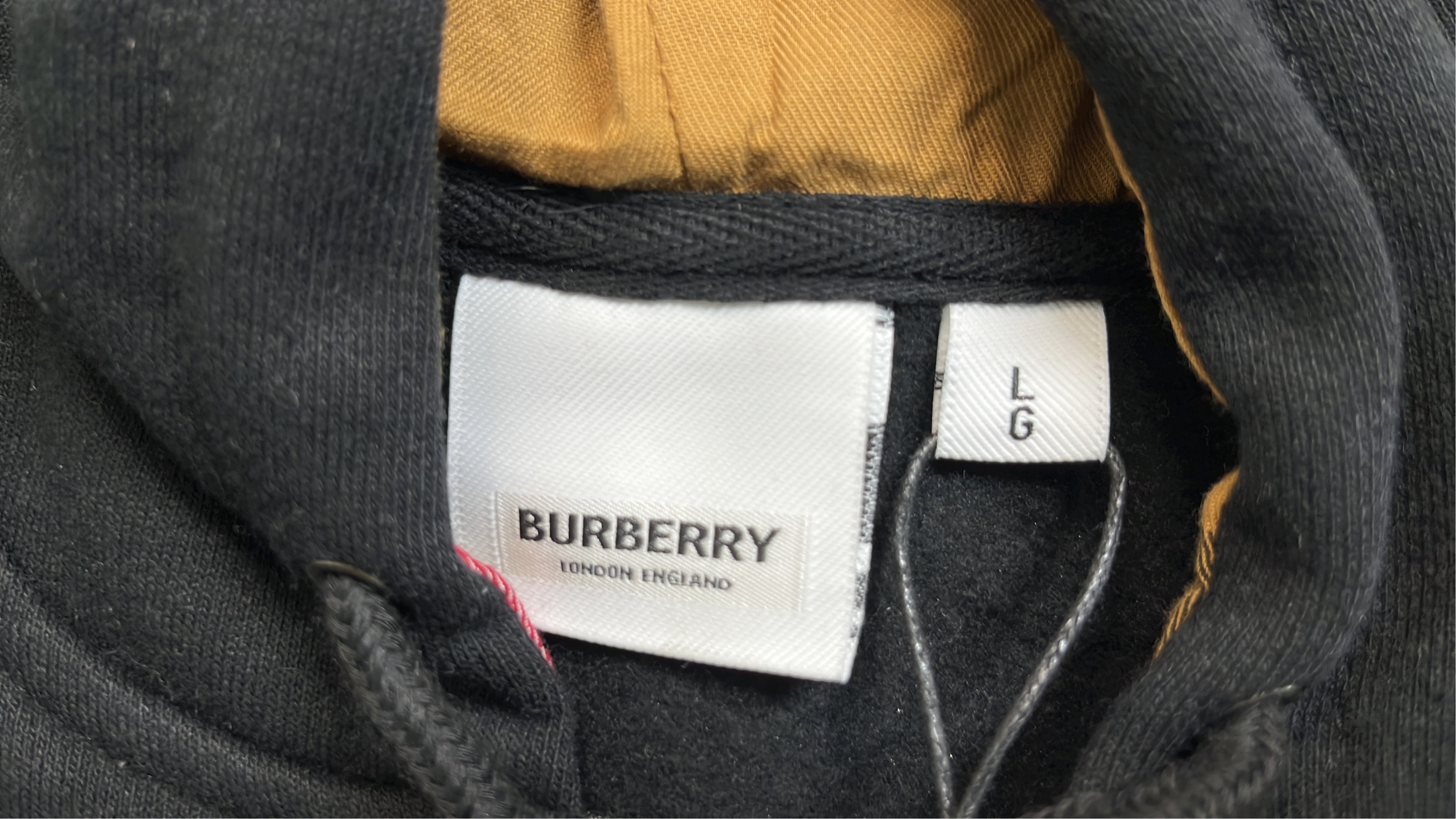 Black Hoodie with Check Lining - Premium Quality Sweatshirt