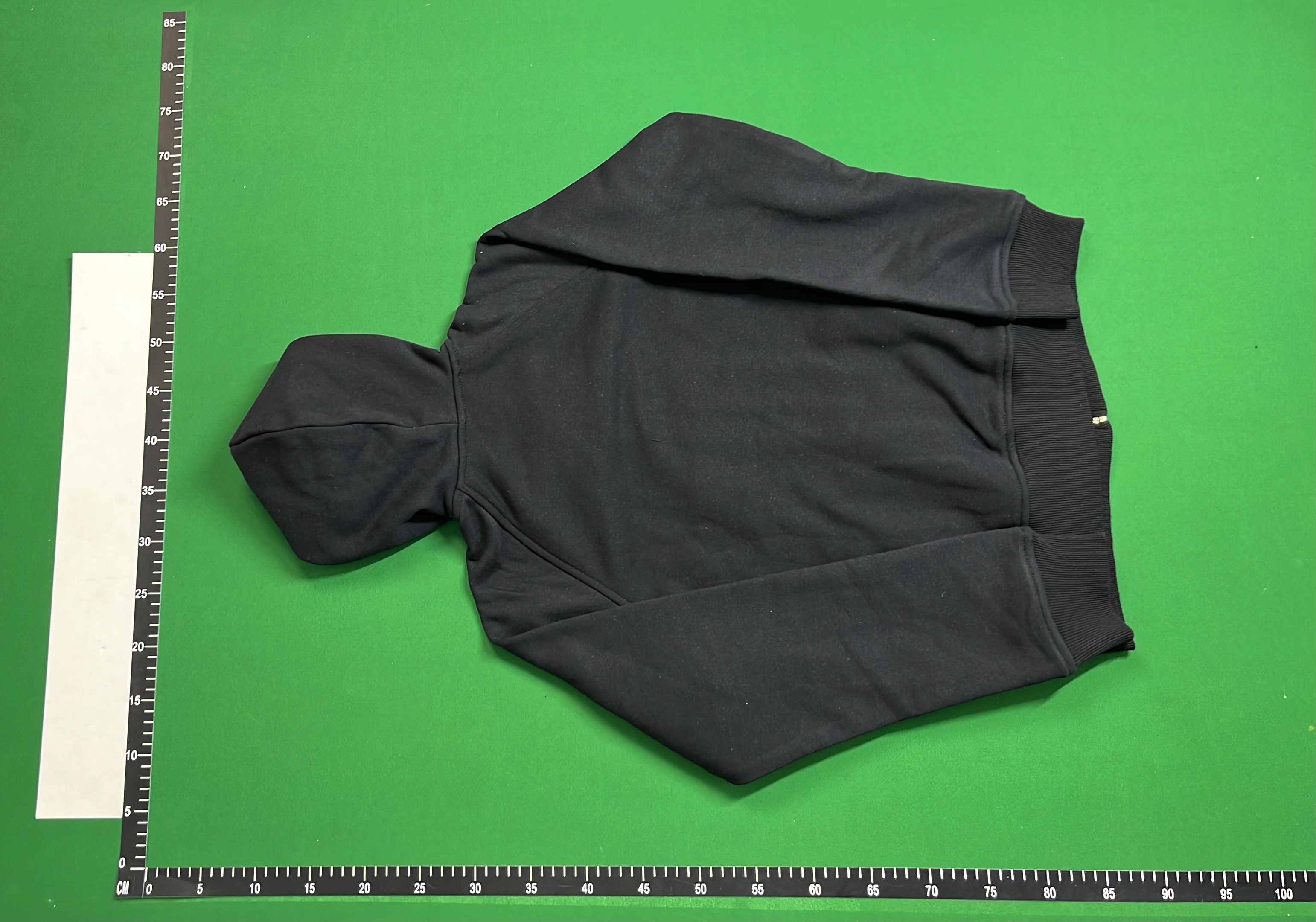 Black Hoodie with Check Lining - Premium Quality Sweatshirt