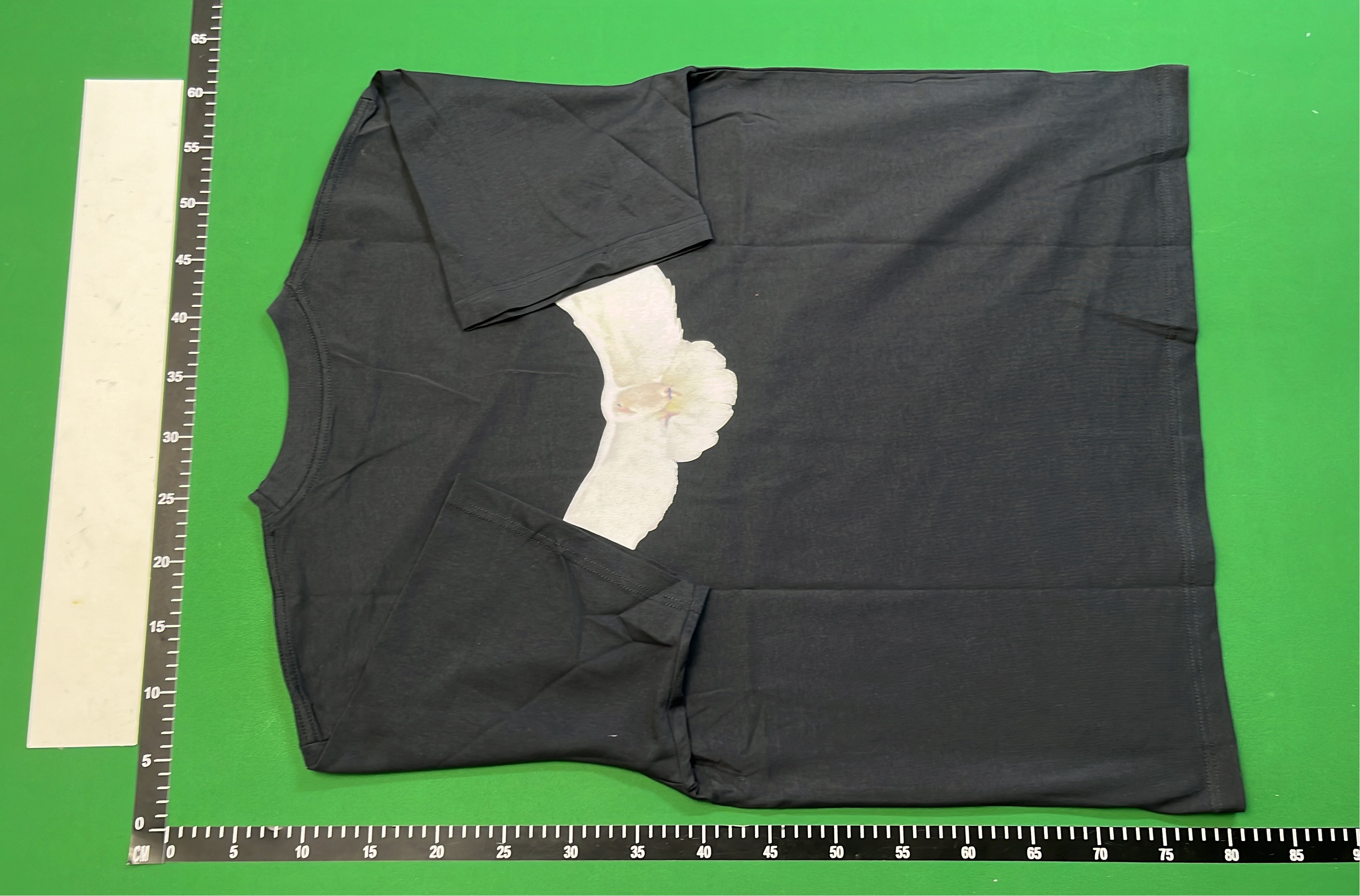 Pixel V Smile Black T-Shirt Oversized Streetwear Design
