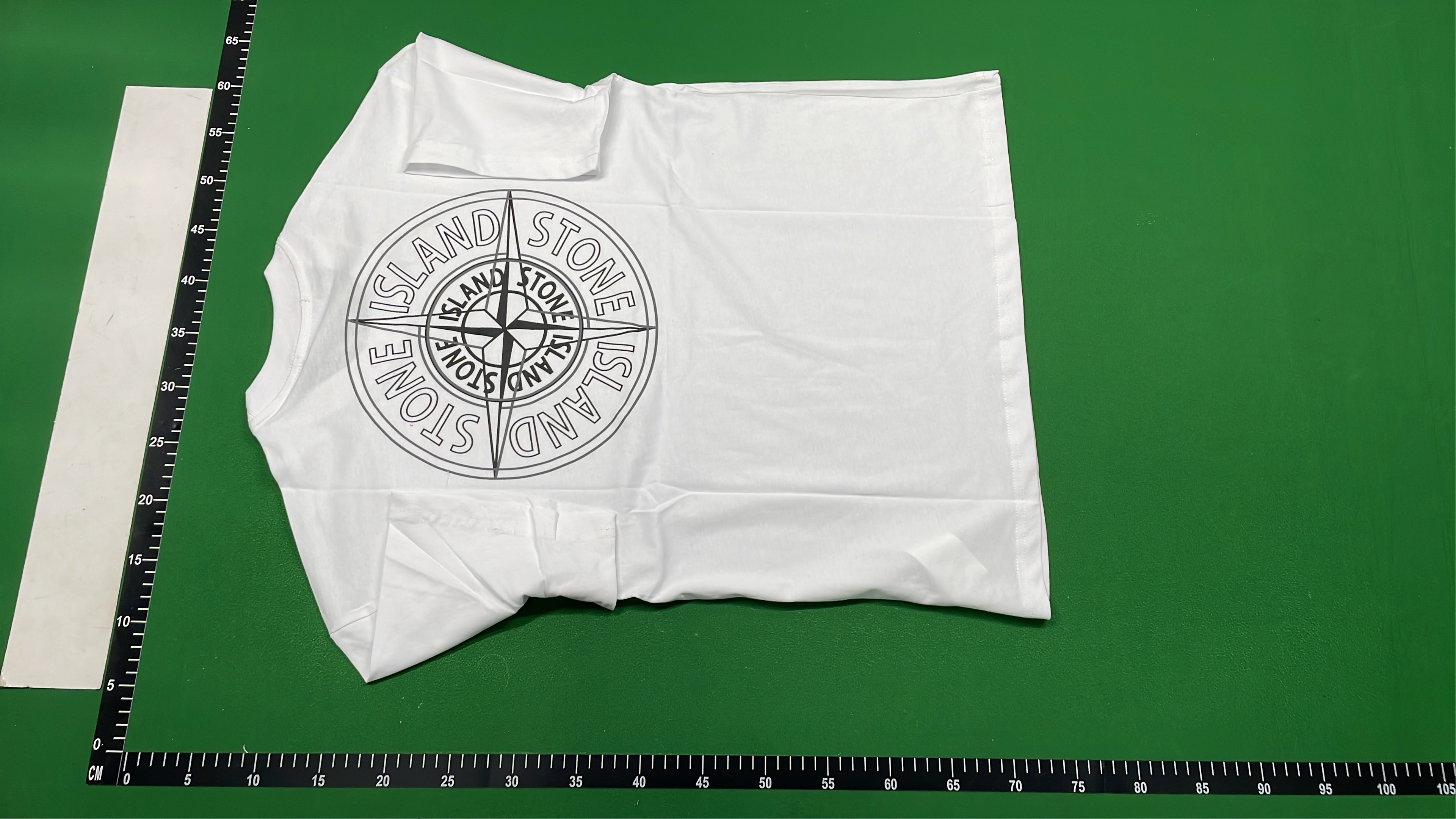 Stone Island White T-Shirt 627 Model