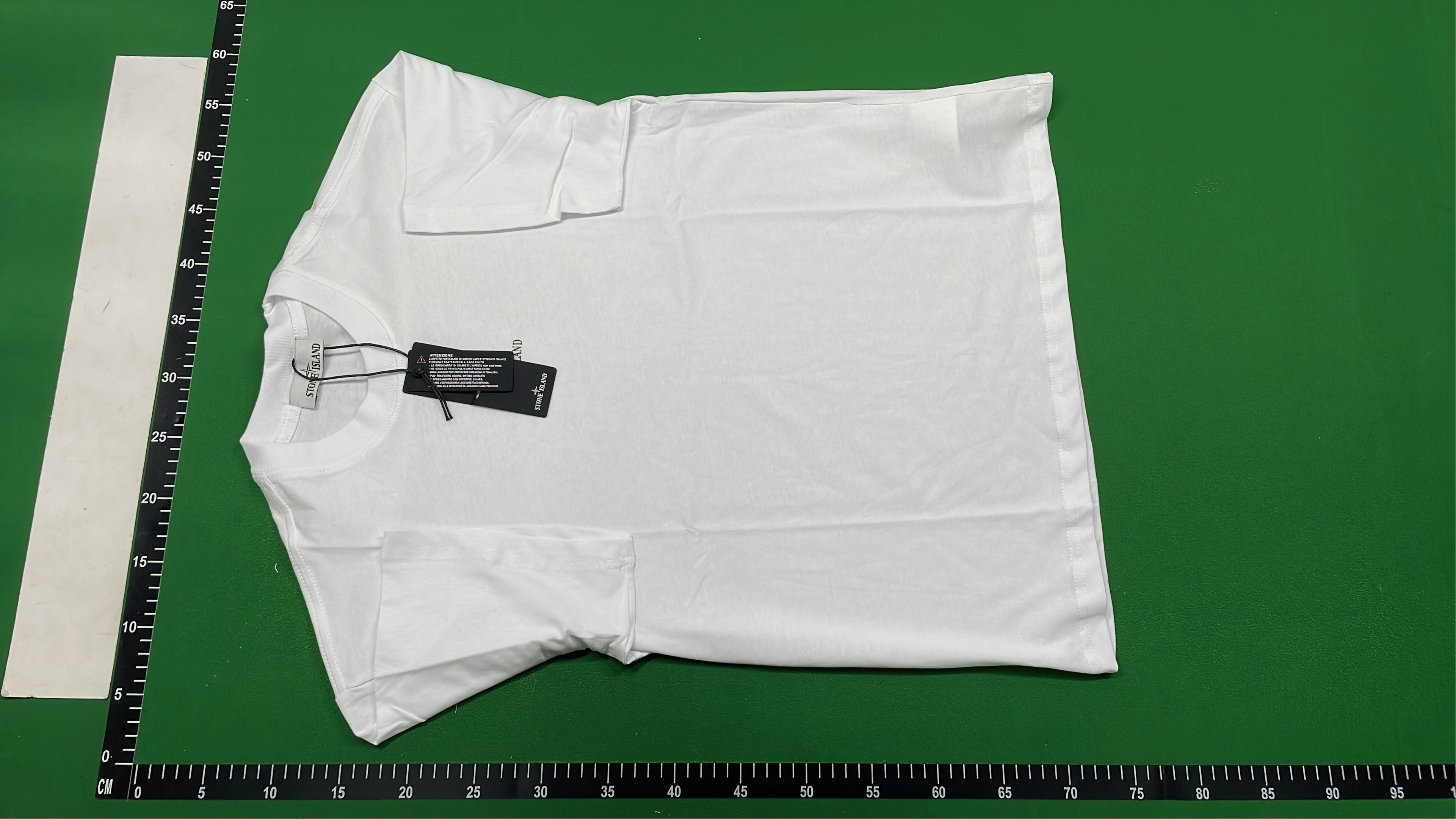 Stone Island White T-Shirt 627 Model