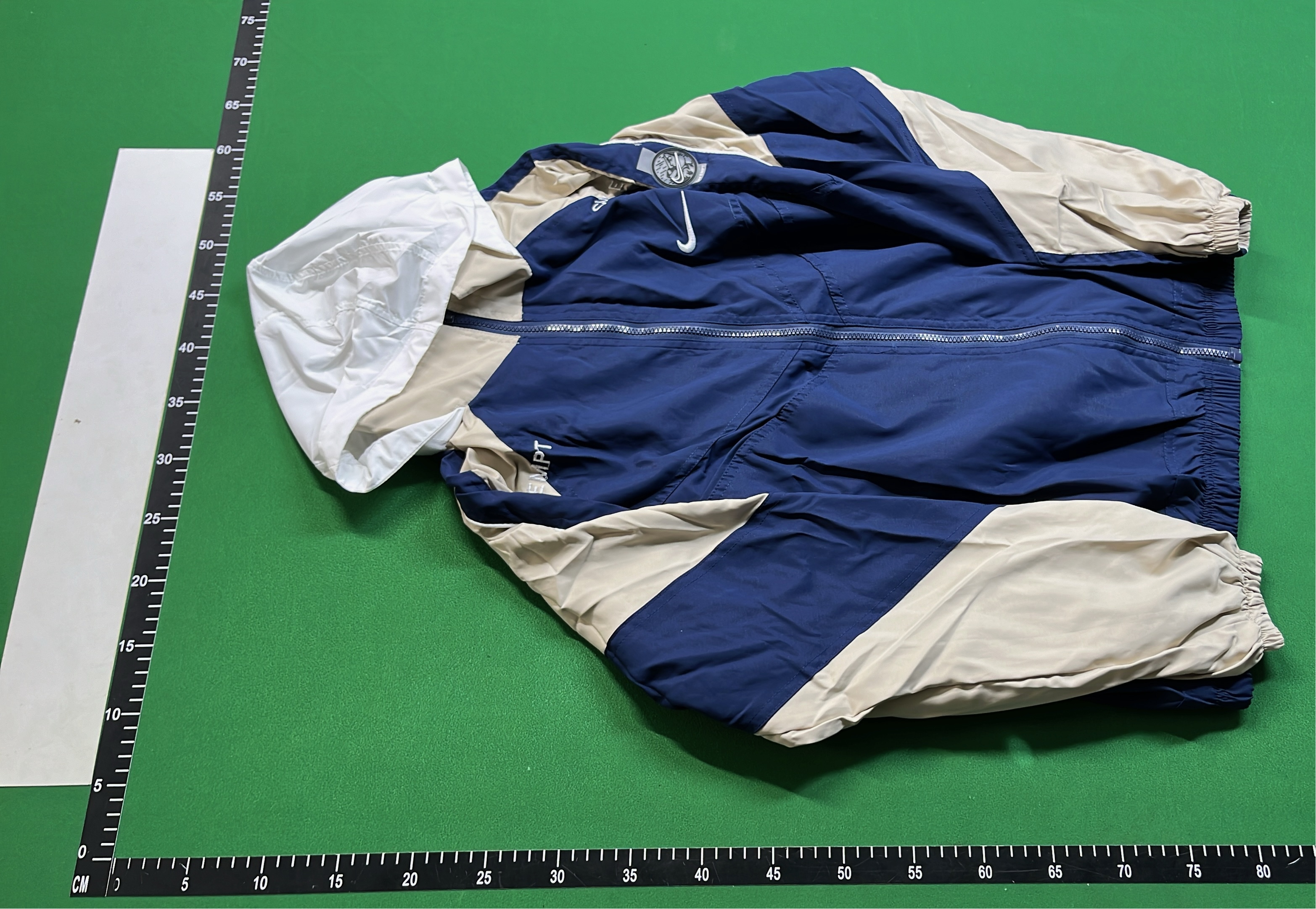 Nike Cav Empt Track Jacket Navy Beige Color Block