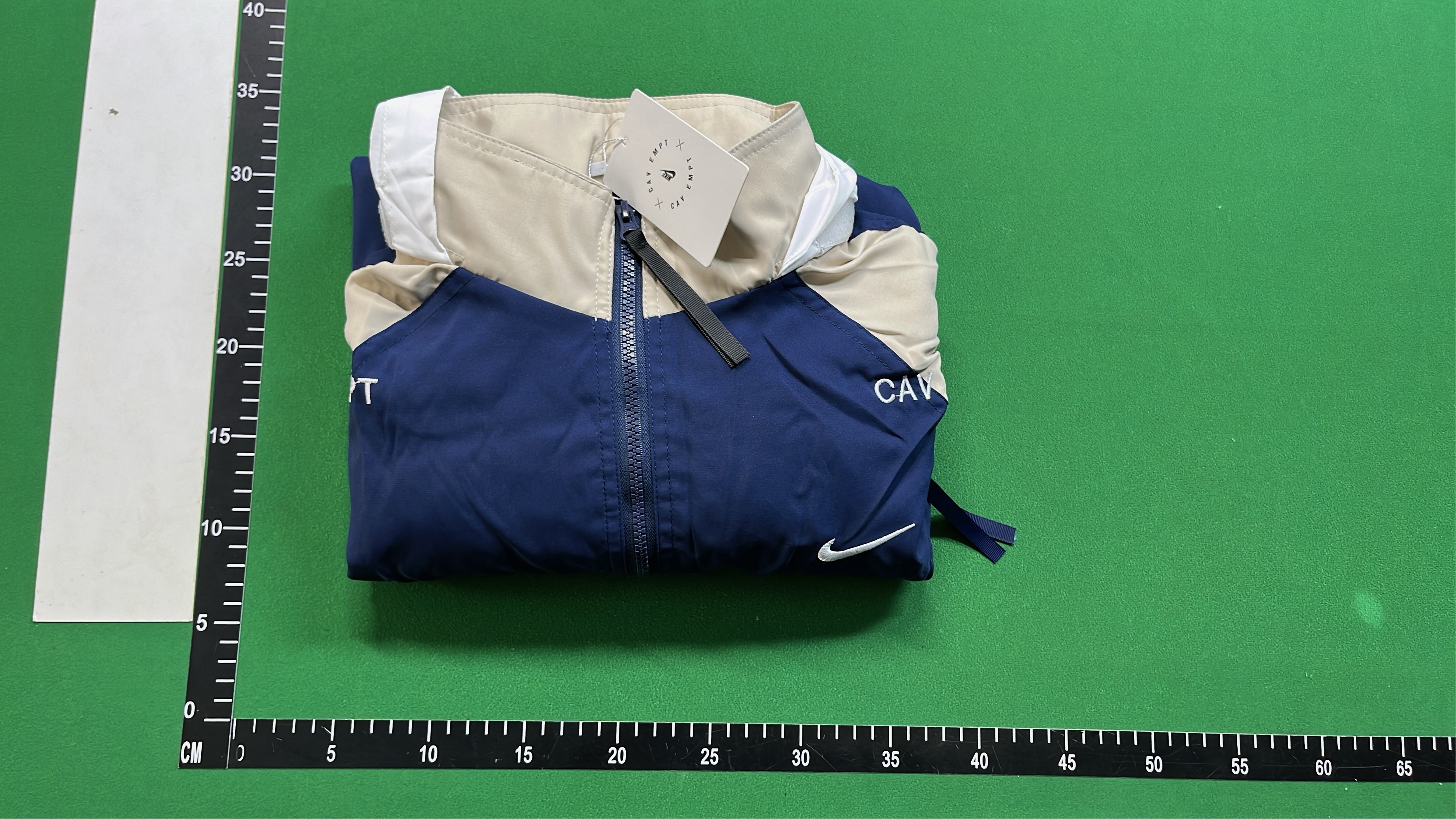 Nike Cav Empt Track Jacket Navy Beige Color Block