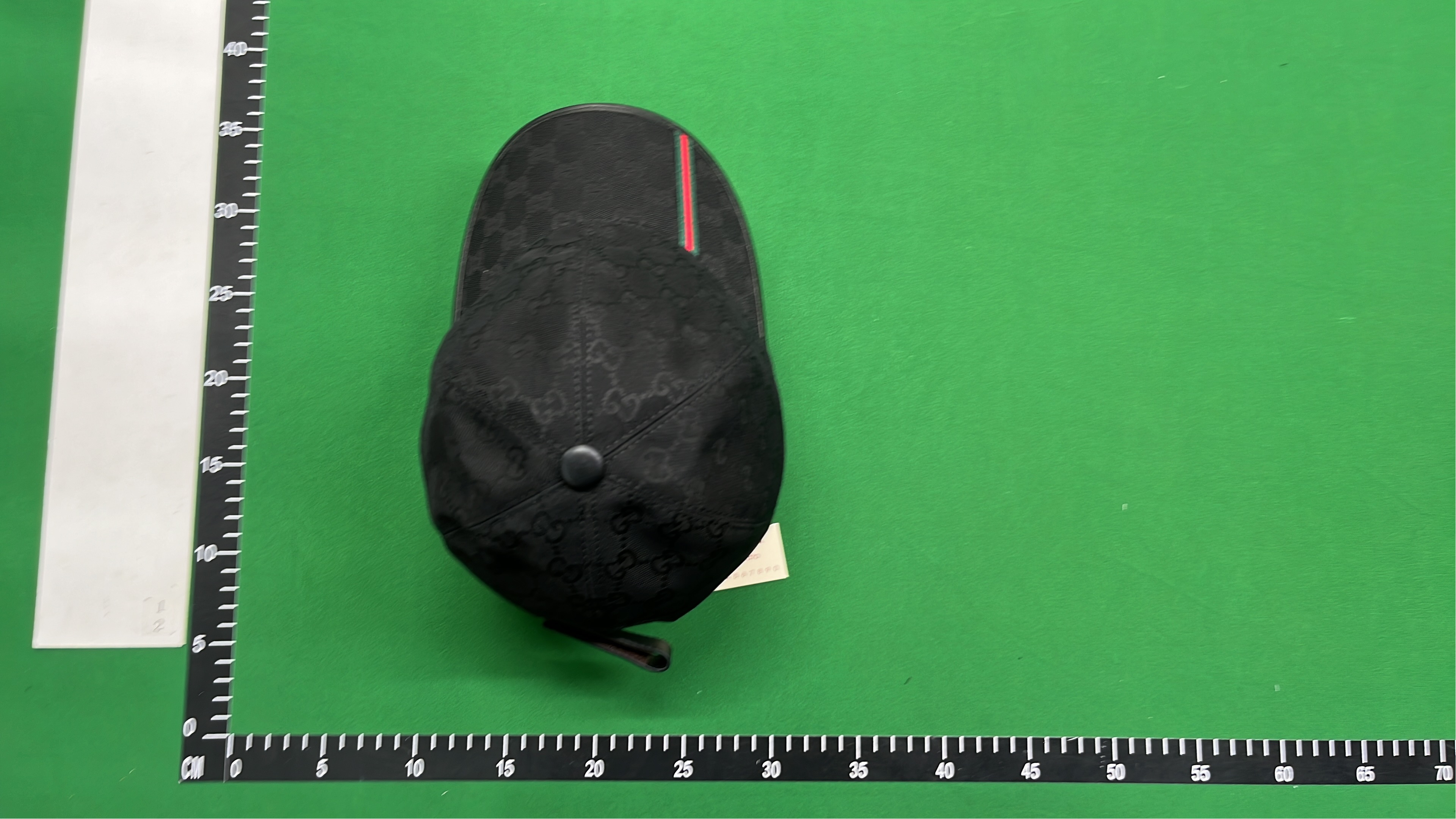 Gucci GG Supreme Canvas Cap with Red and Green Web Stripe