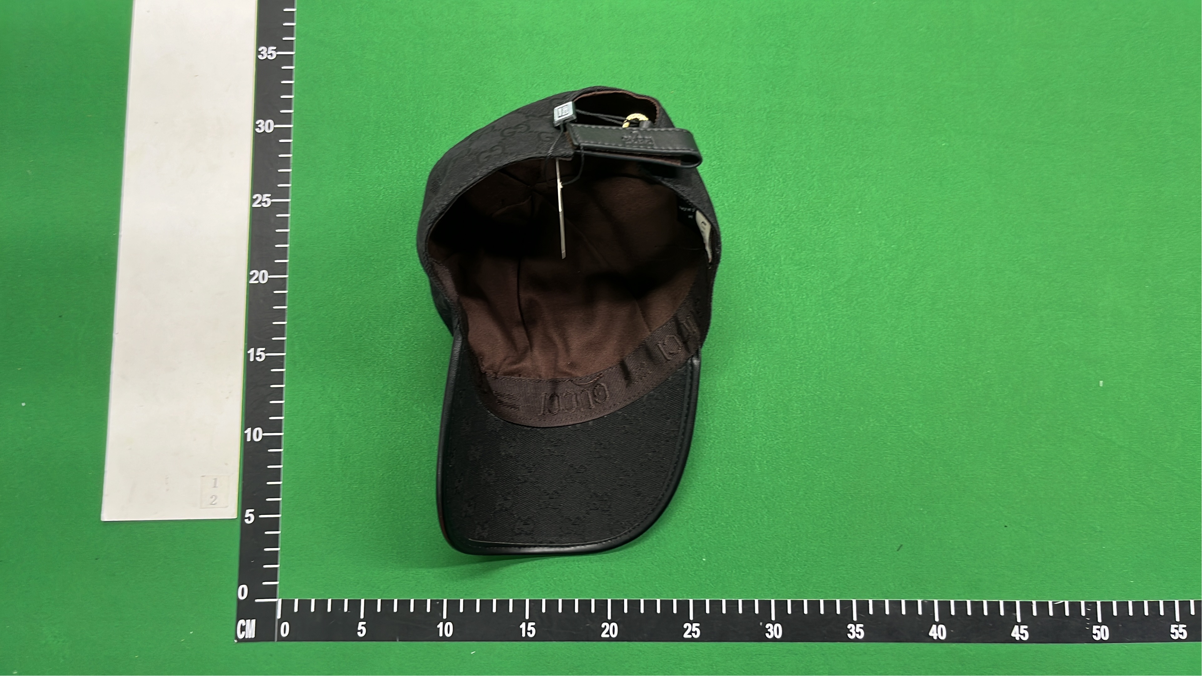 Gucci GG Supreme Canvas Cap with Red and Green Web Stripe
