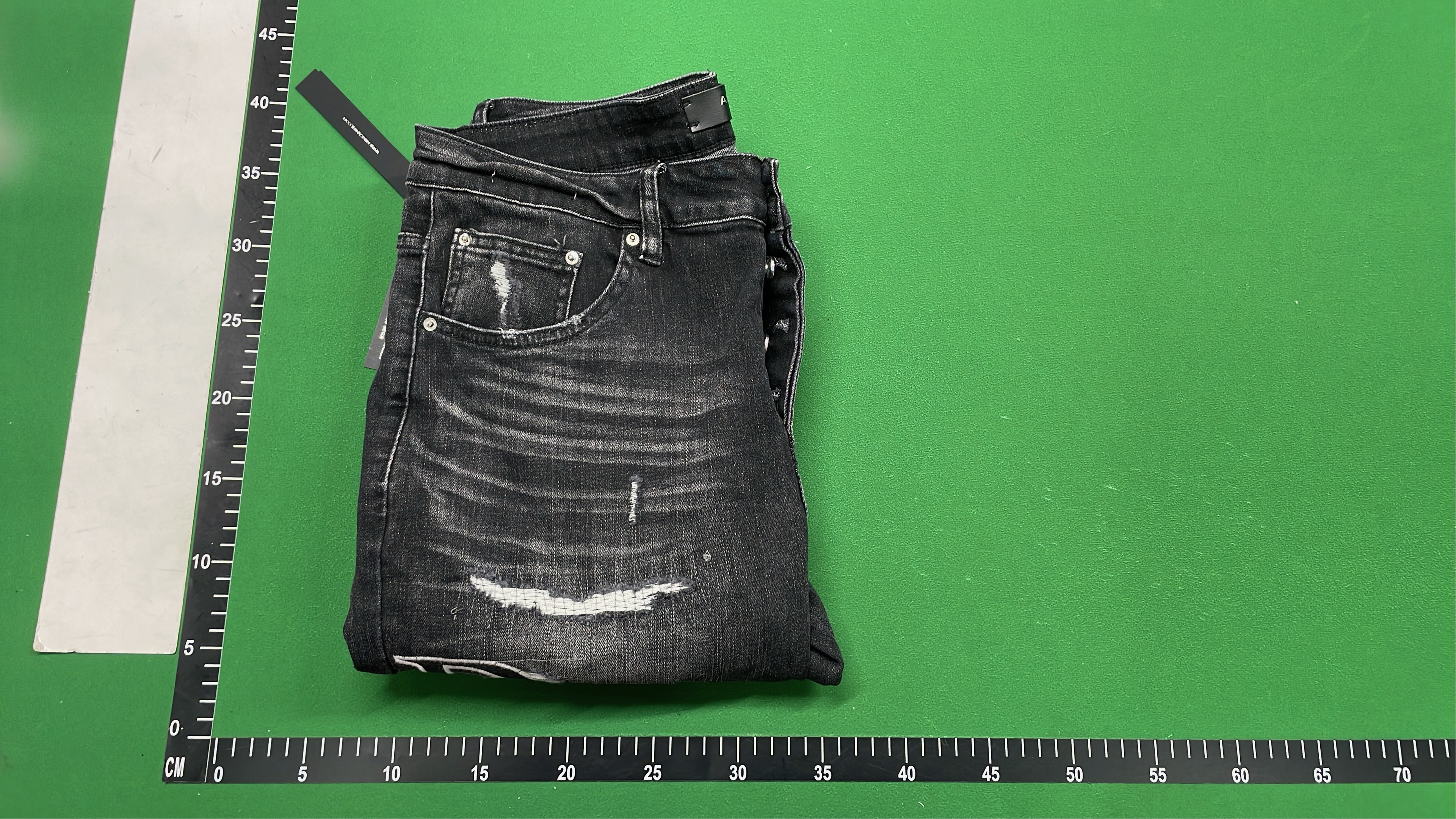 Men's Fashion Distressed Jeans with Patches and Rips