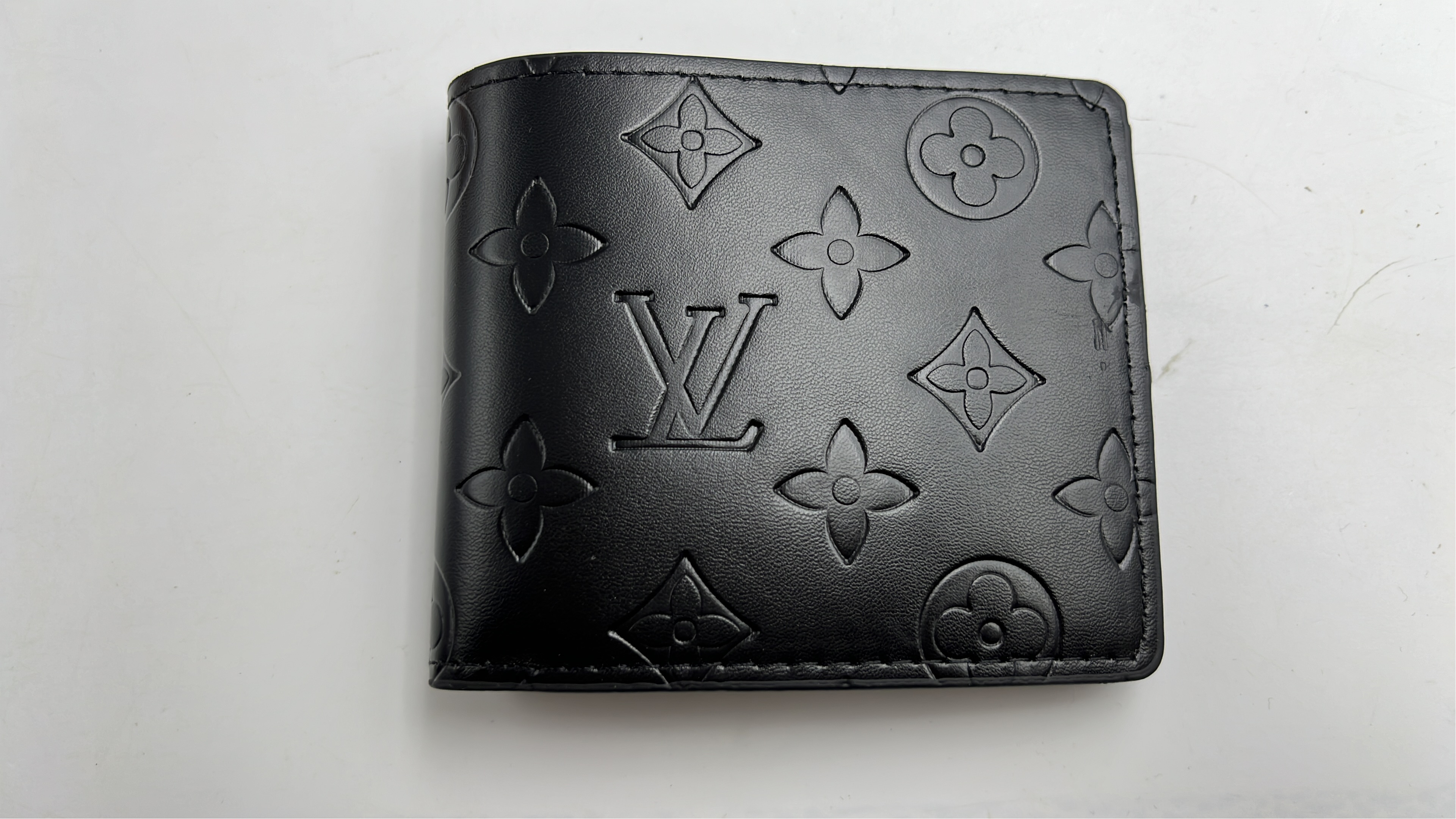 Chanel Black Quilted Leather Wallet with Gold CC Logo