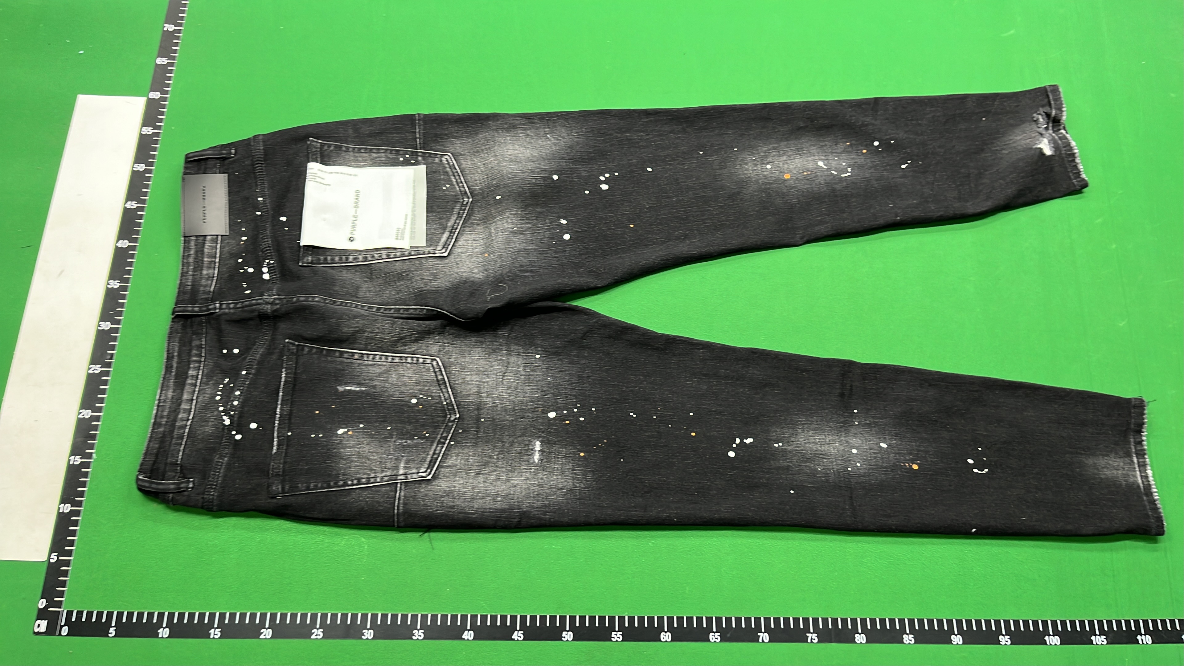 Purple Distressed Denim Jeans for Men