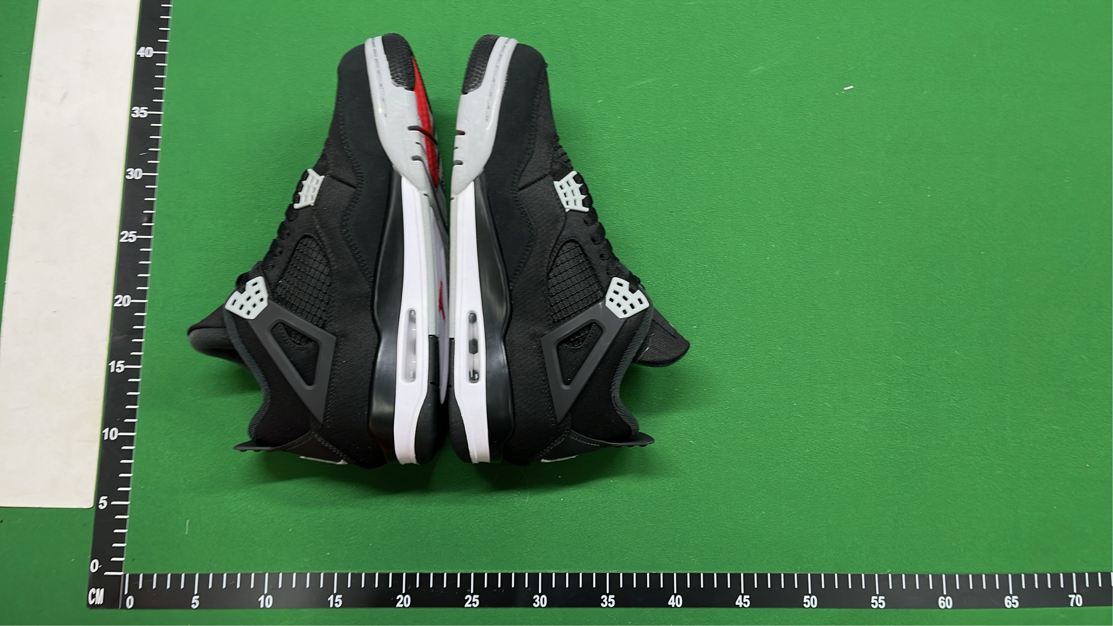 Air Jordan 4 Black Cement Red Men's Basketball Shoes