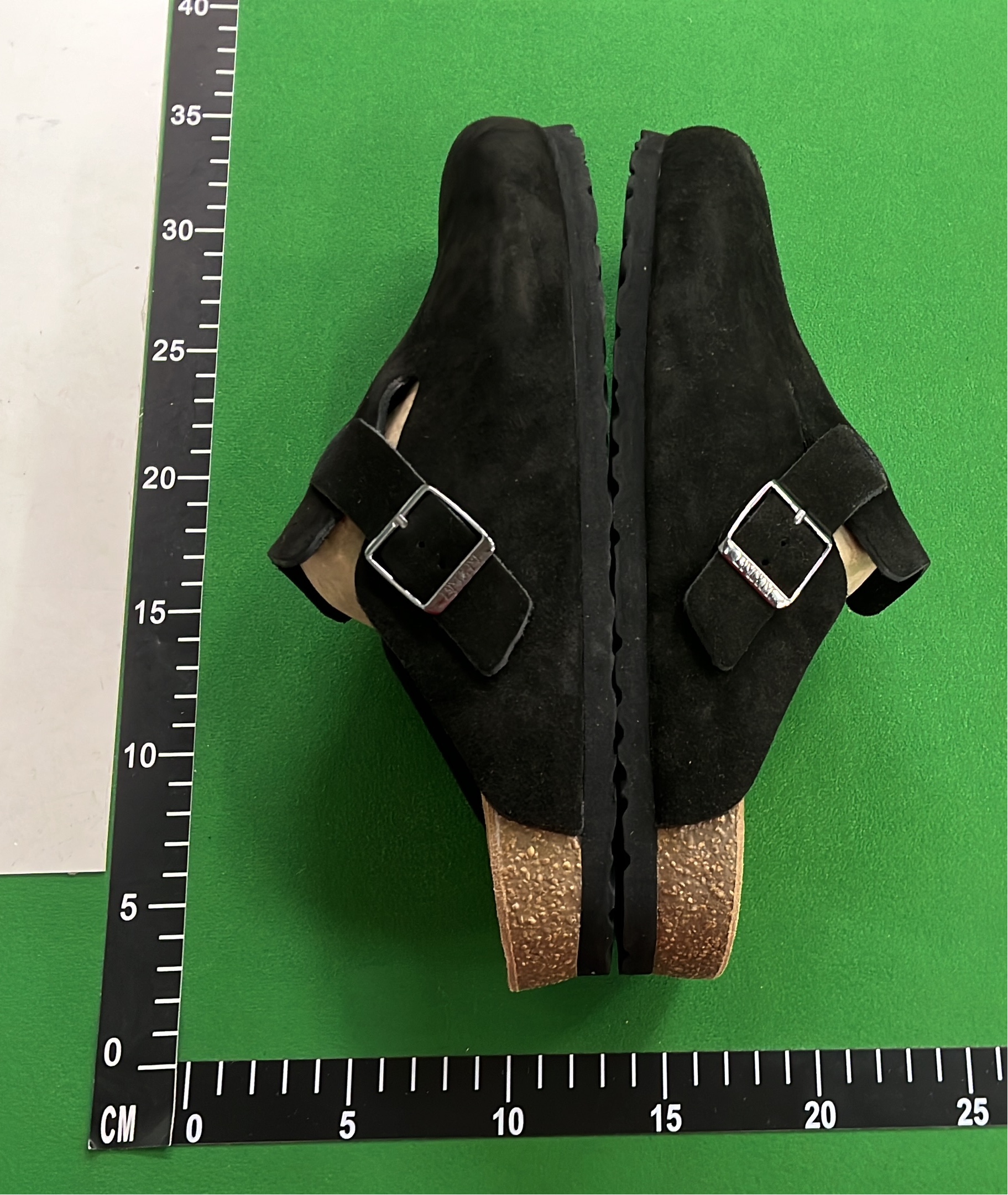Brown Suede Clogs with Adjustable Straps
