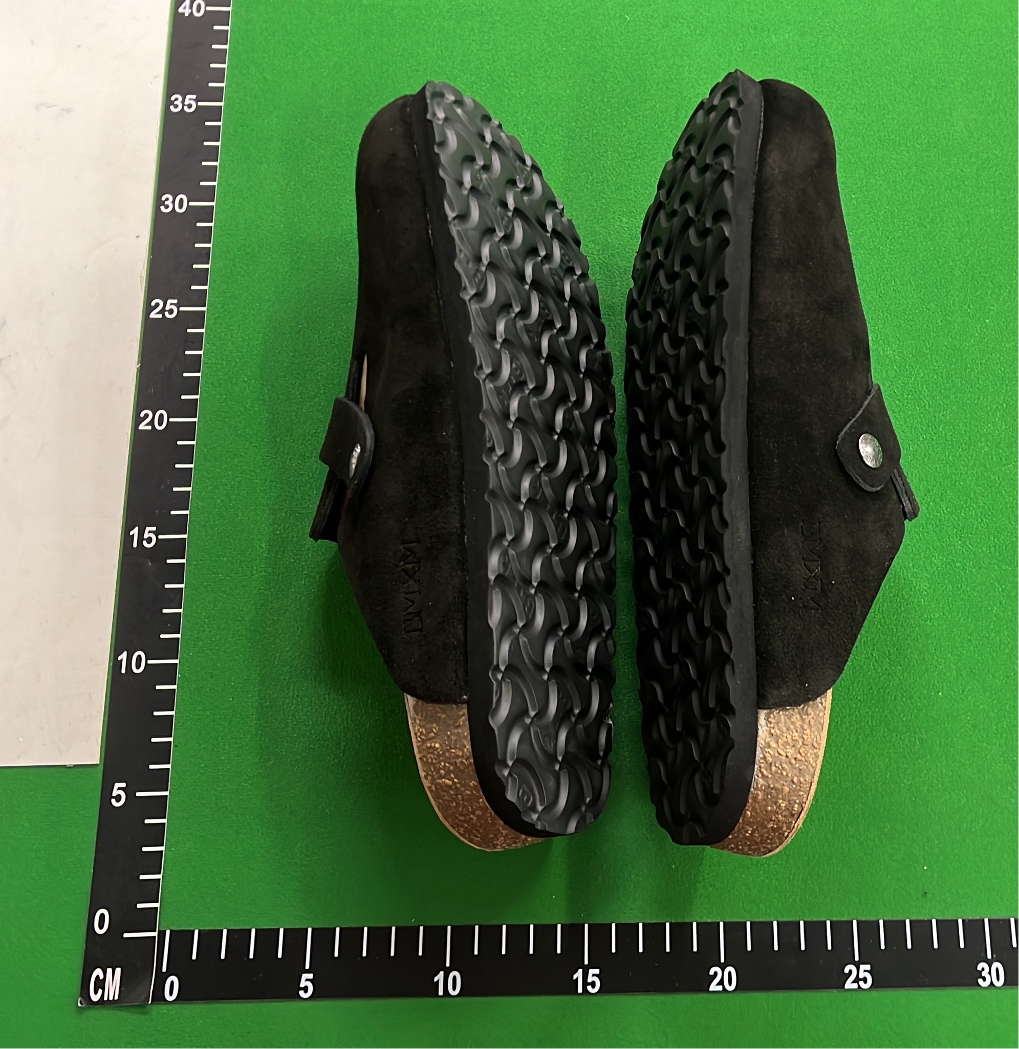 Brown Suede Clogs with Adjustable Straps
