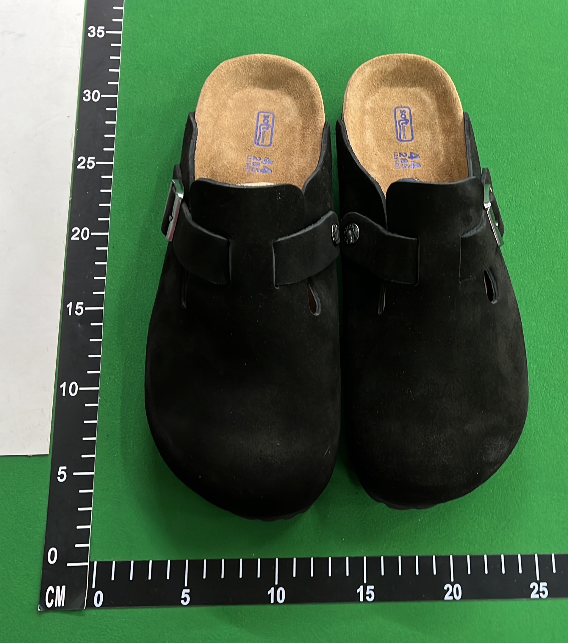 Brown Suede Clogs with Adjustable Straps