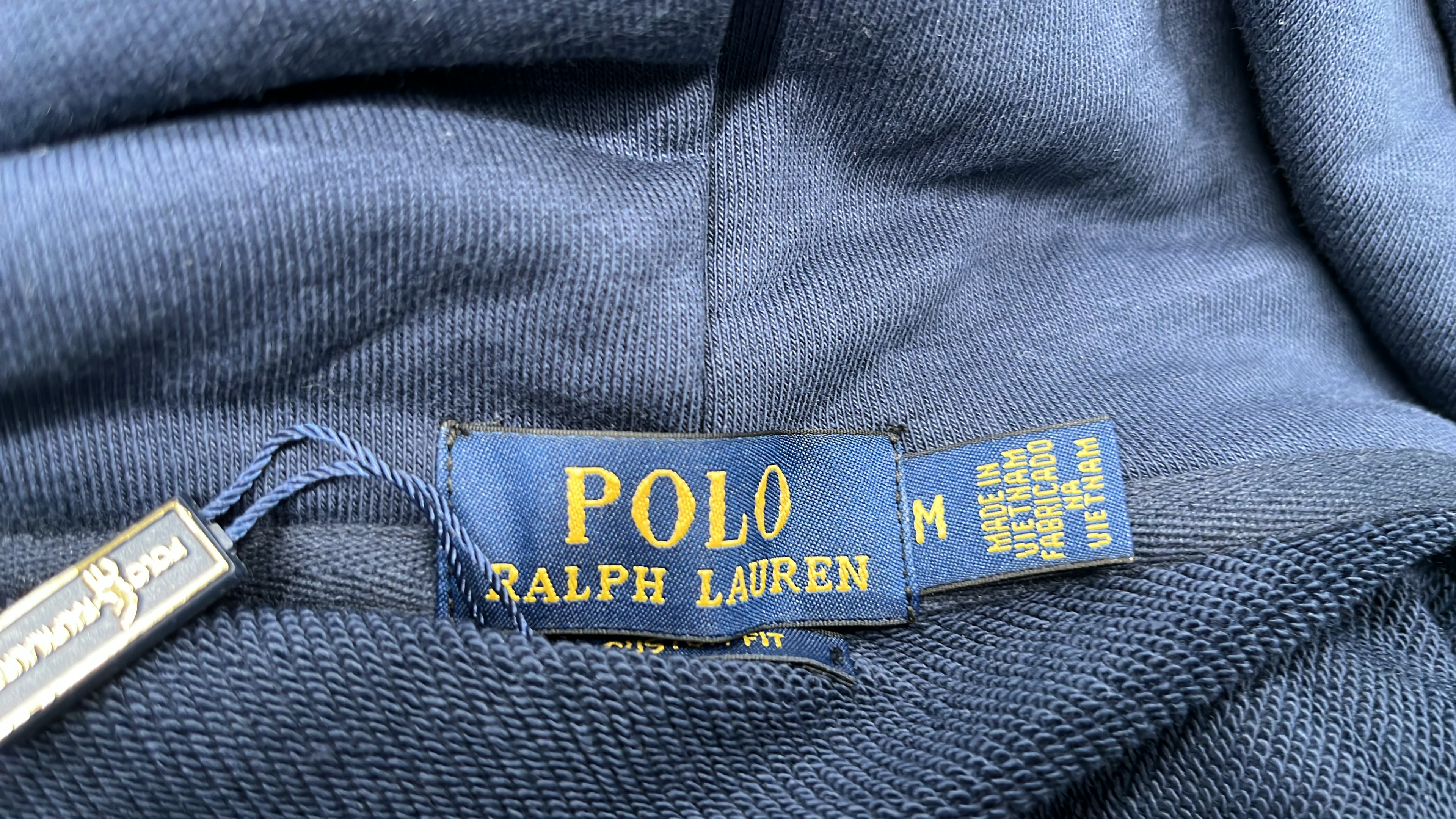 Black Zip-Up Hoodie with Logo