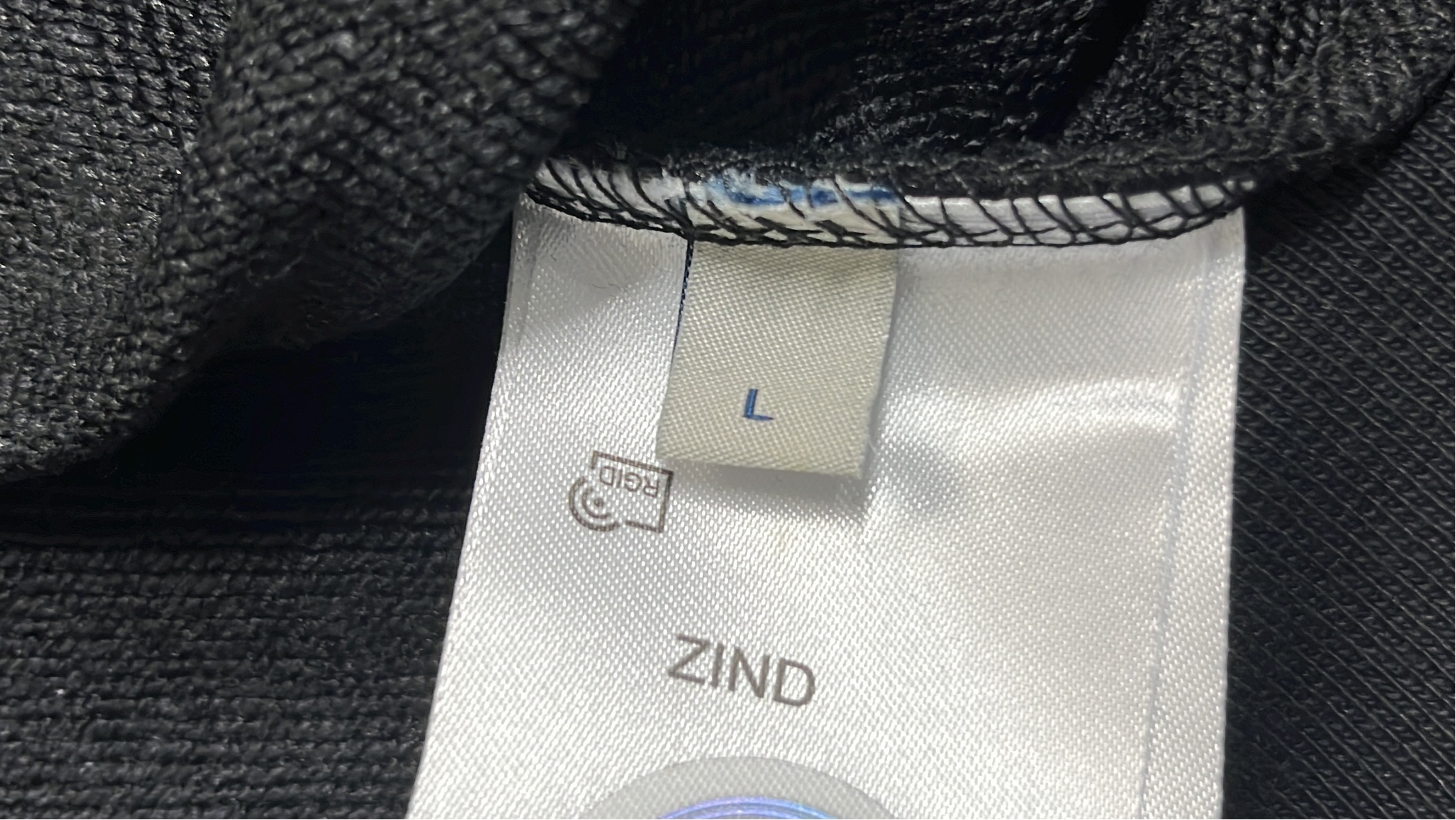 Gray Half-Zip Sweater with Logo Patch