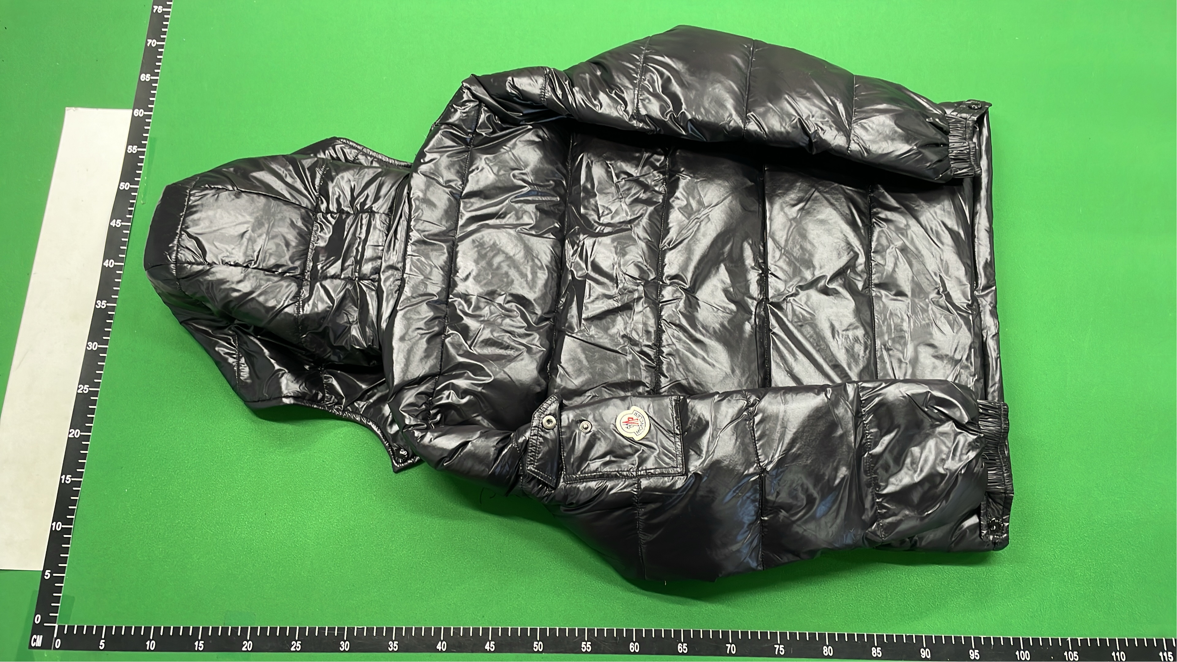 Moncler Black Puffer Jacket with Hood