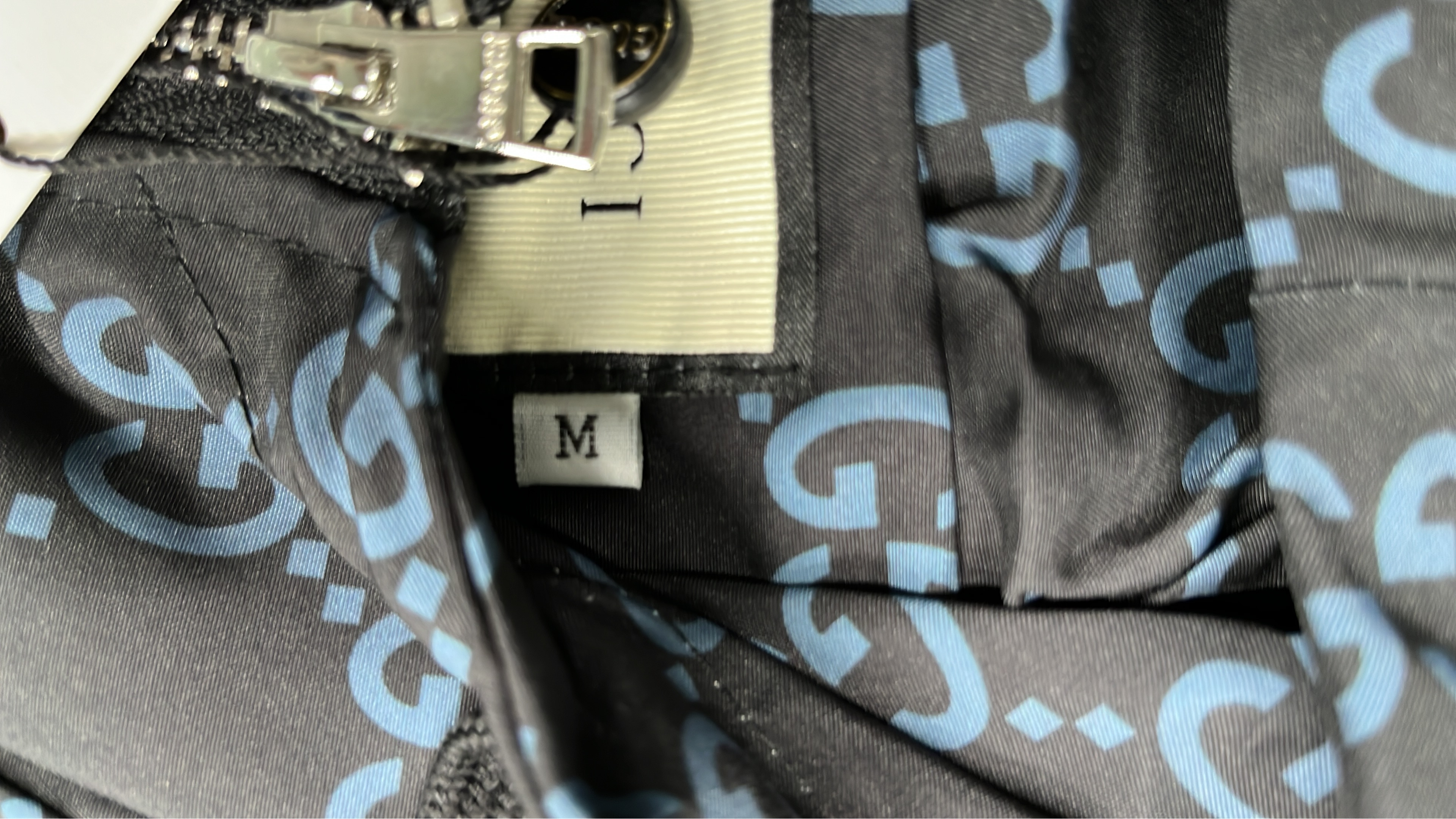 Gucci Monogram Bomber Jacket Black Men's Fashion
