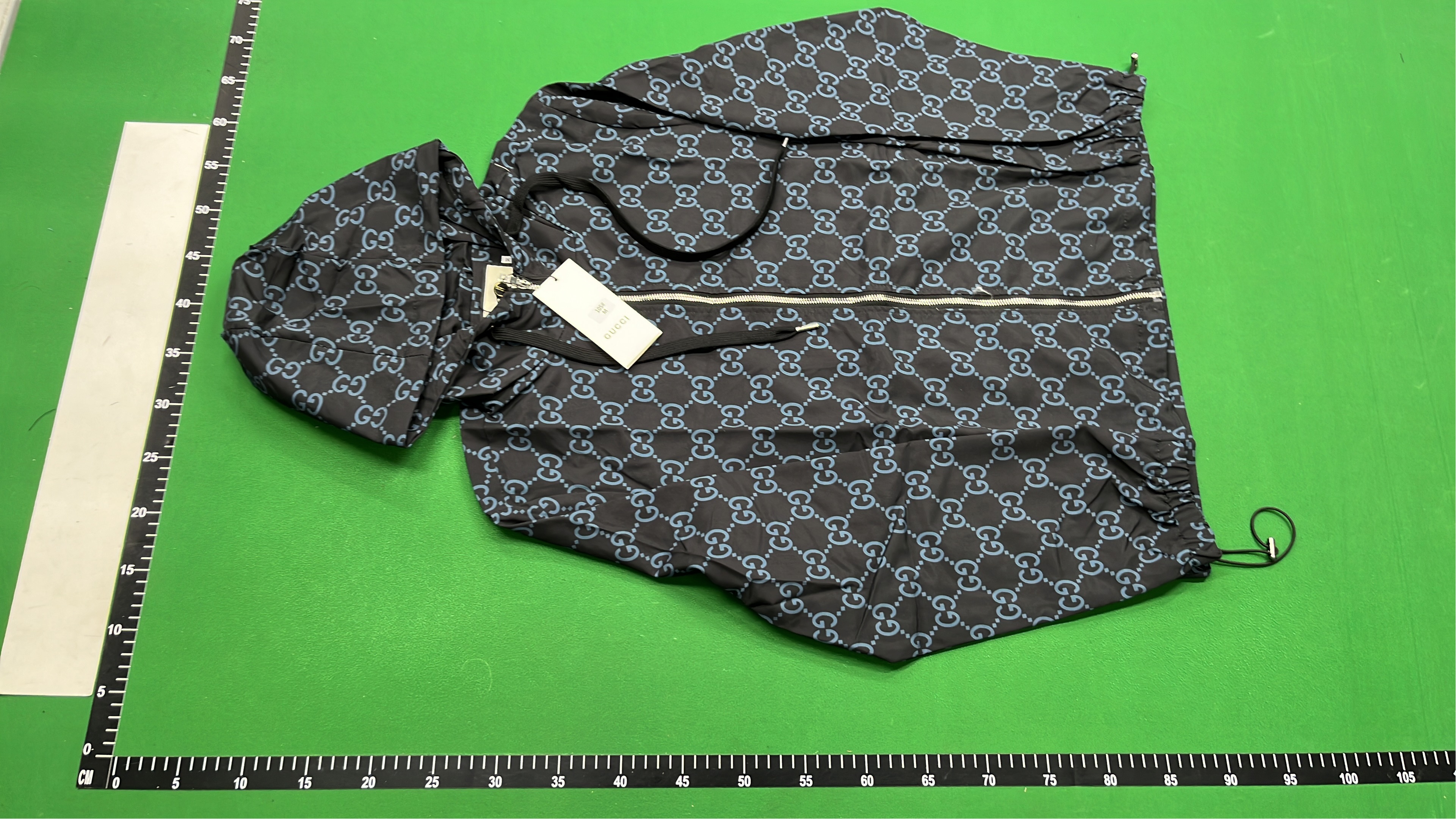 Gucci Monogram Bomber Jacket Black Men's Fashion