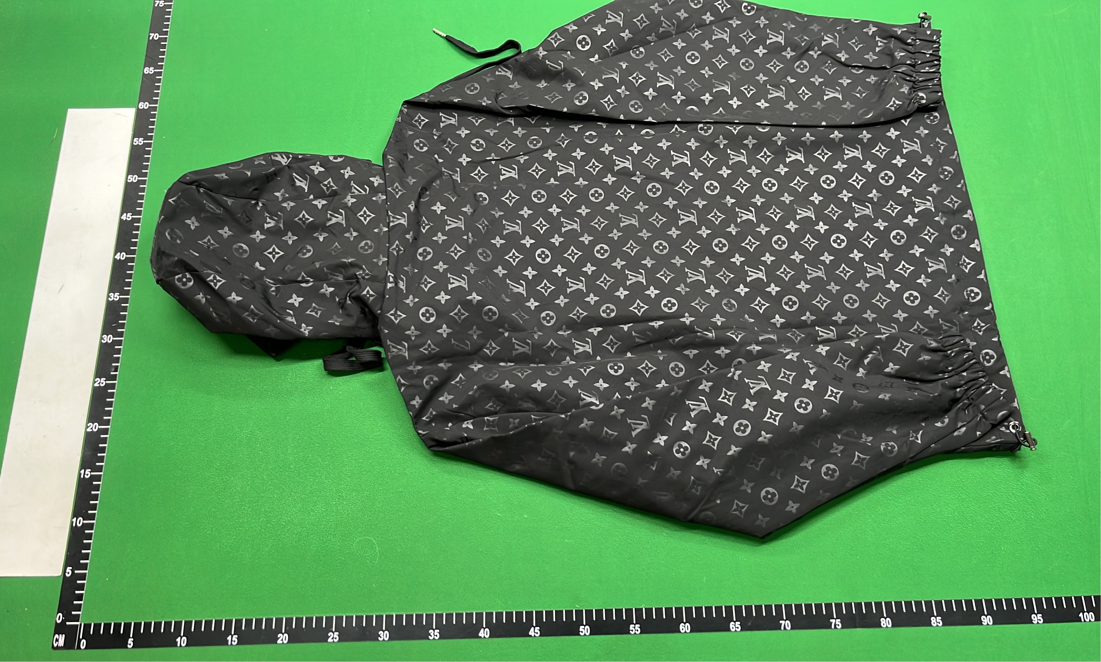 Louis Vuitton Monogram Leather Jacket with Logo Design