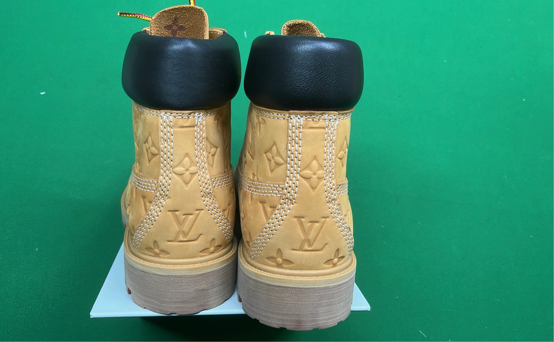 Timberland 6 Inch Premium Boot with Monogram Print