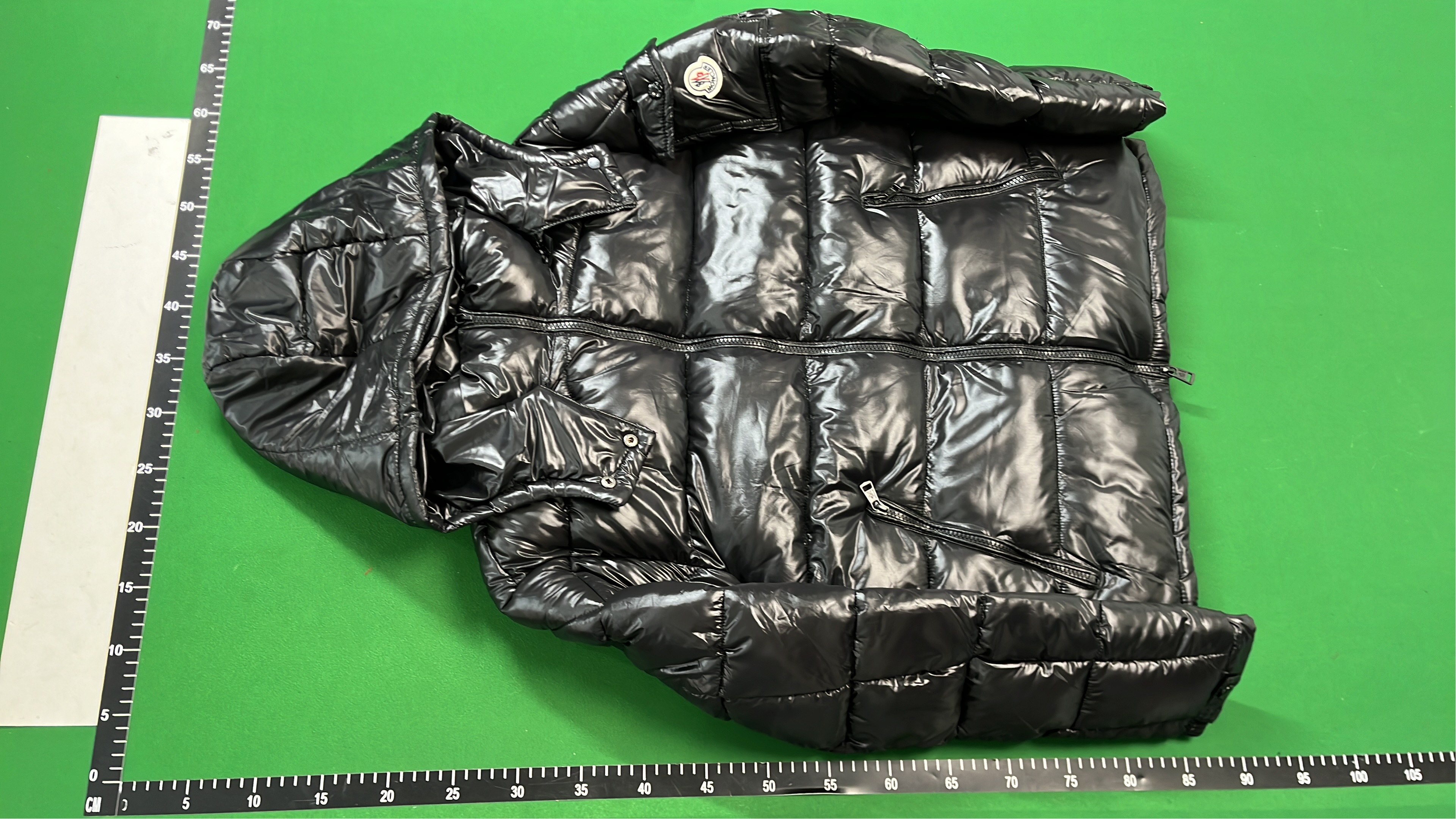 Moncler Black Puffer Jacket with Hood