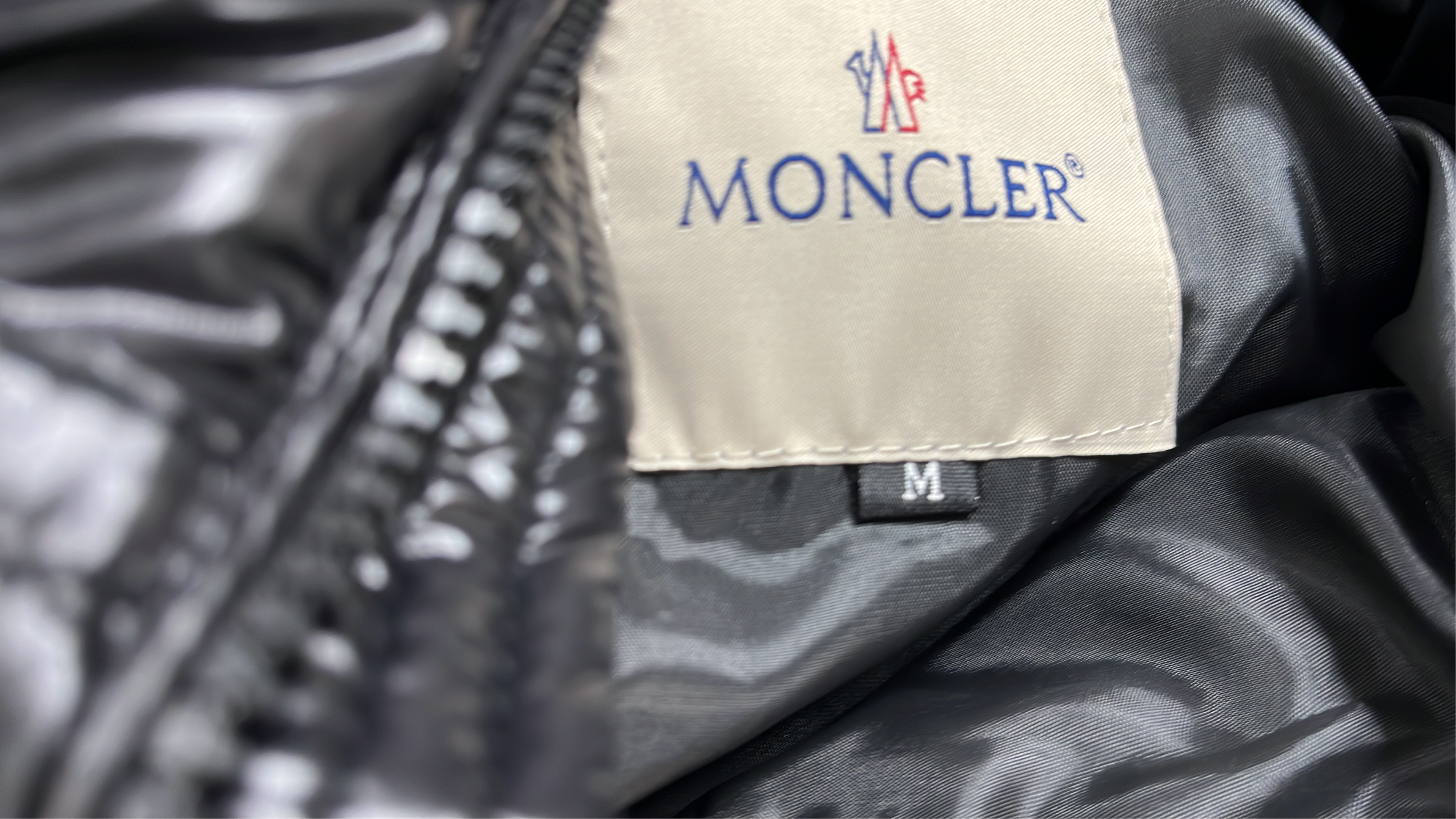 Moncler Black Puffer Jacket with Hood