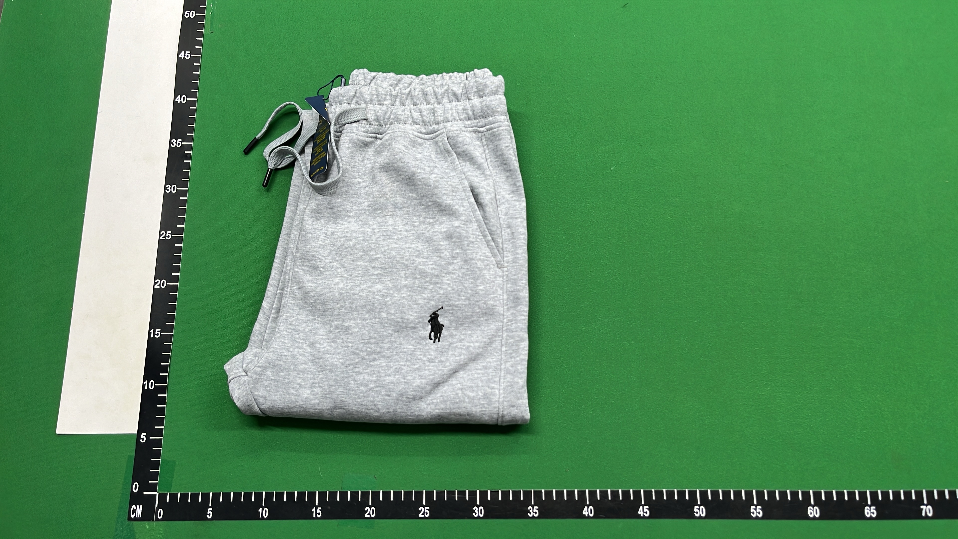 Navy Blue Drawstring Jogger Pants with Logo