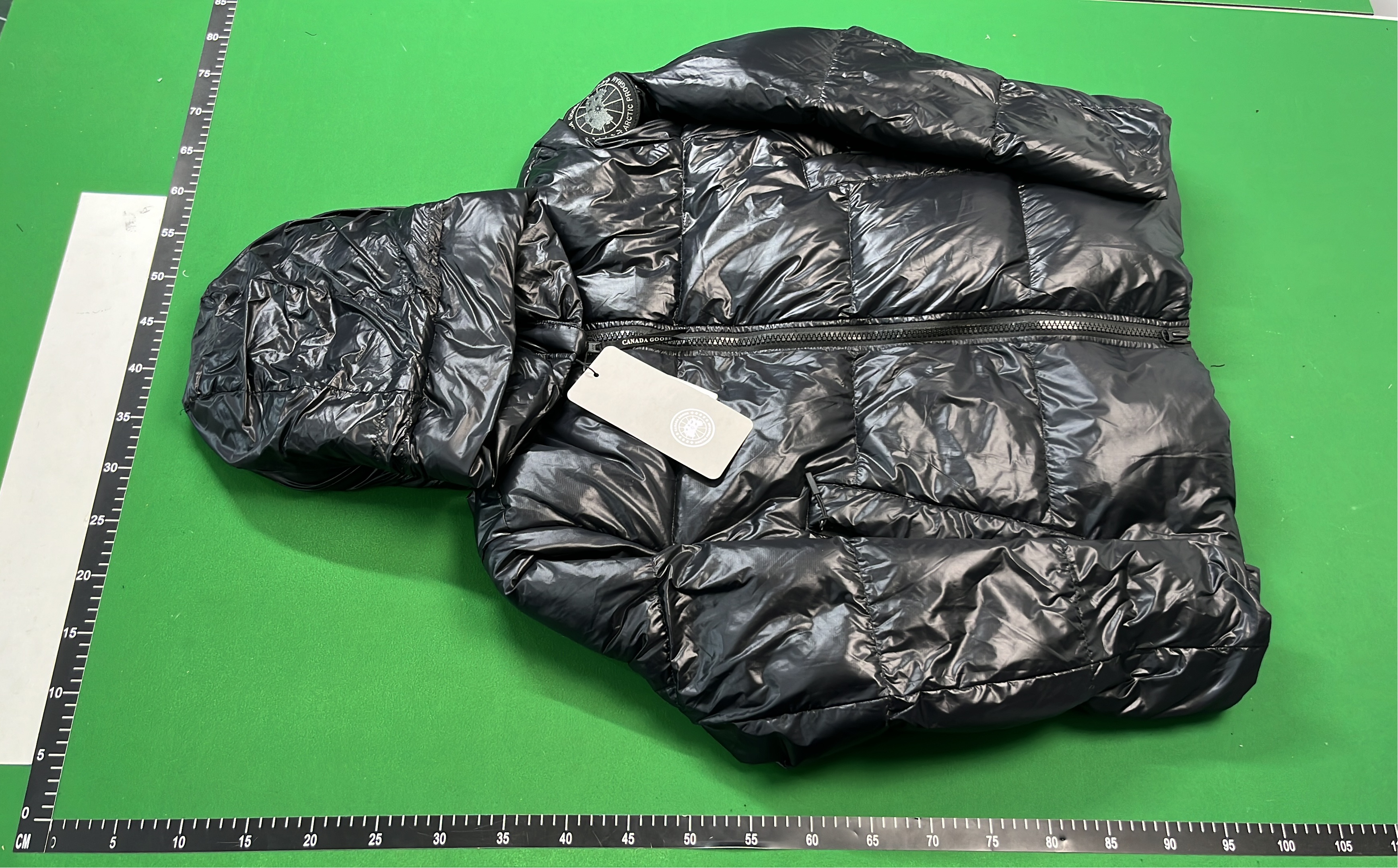 Canada Goose Black Puffer Jacket with Hood