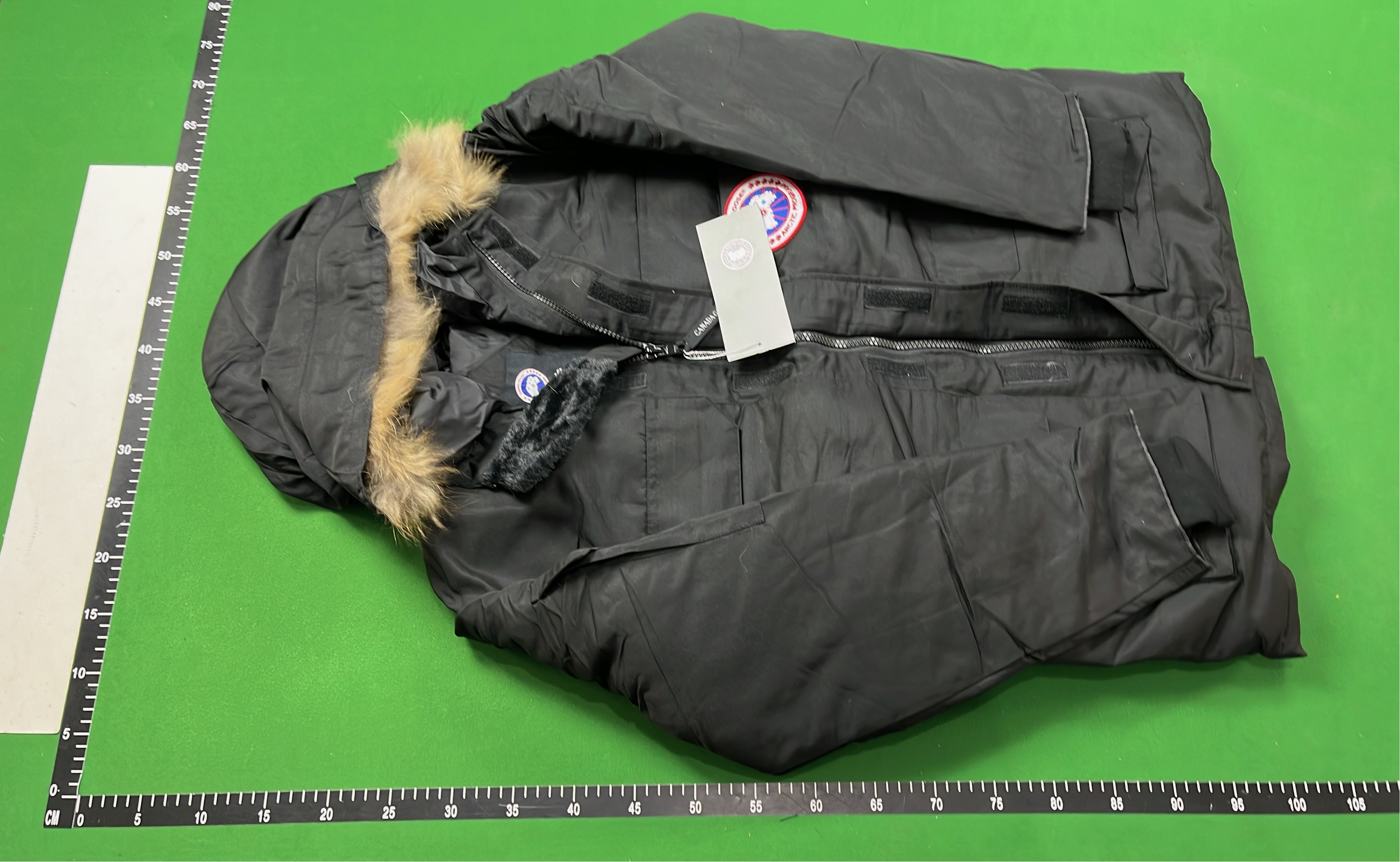 Canada Goose Men's Down Jacket with Fur Hood