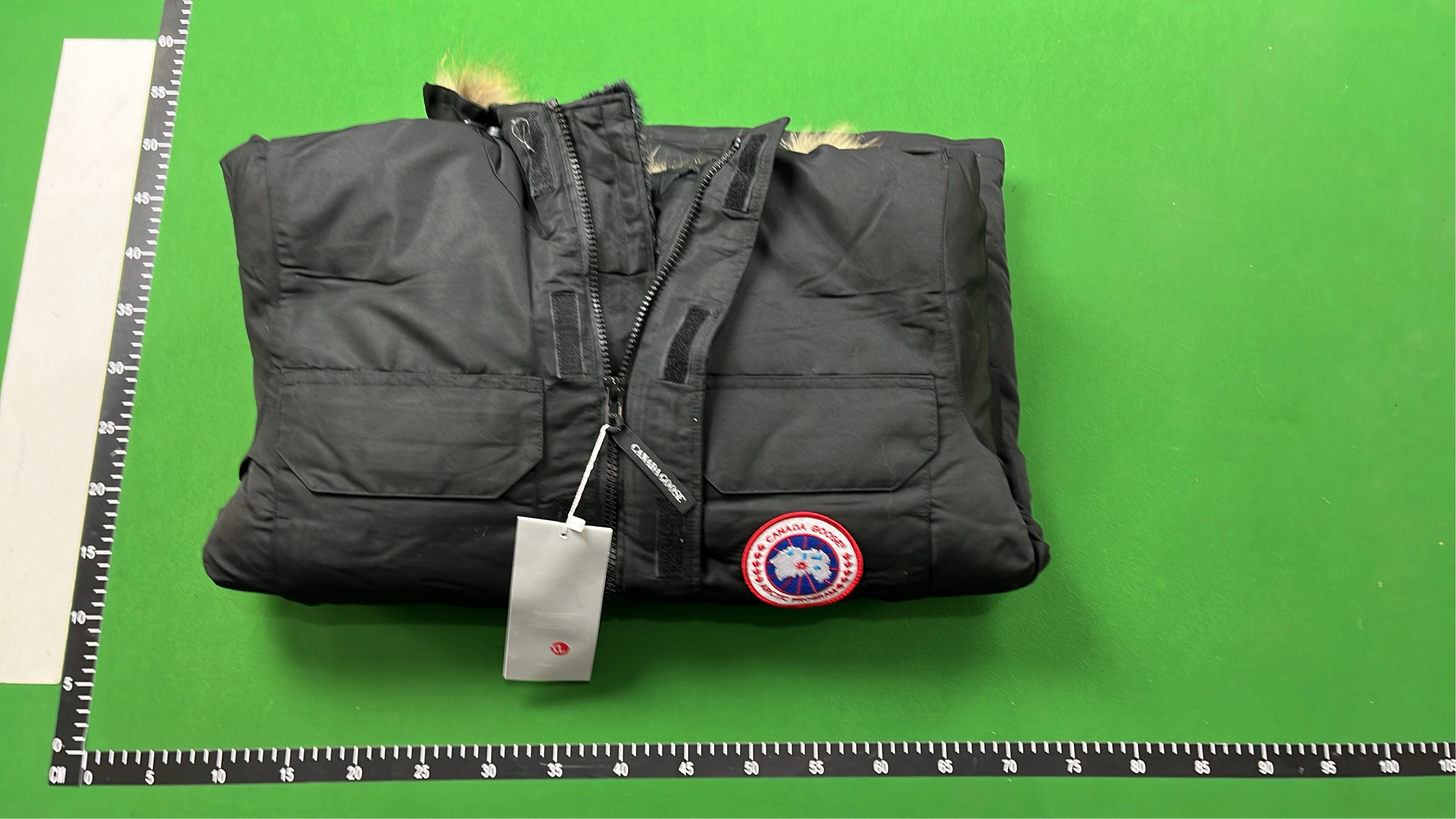 Canada Goose Men's Down Jacket with Fur Hood