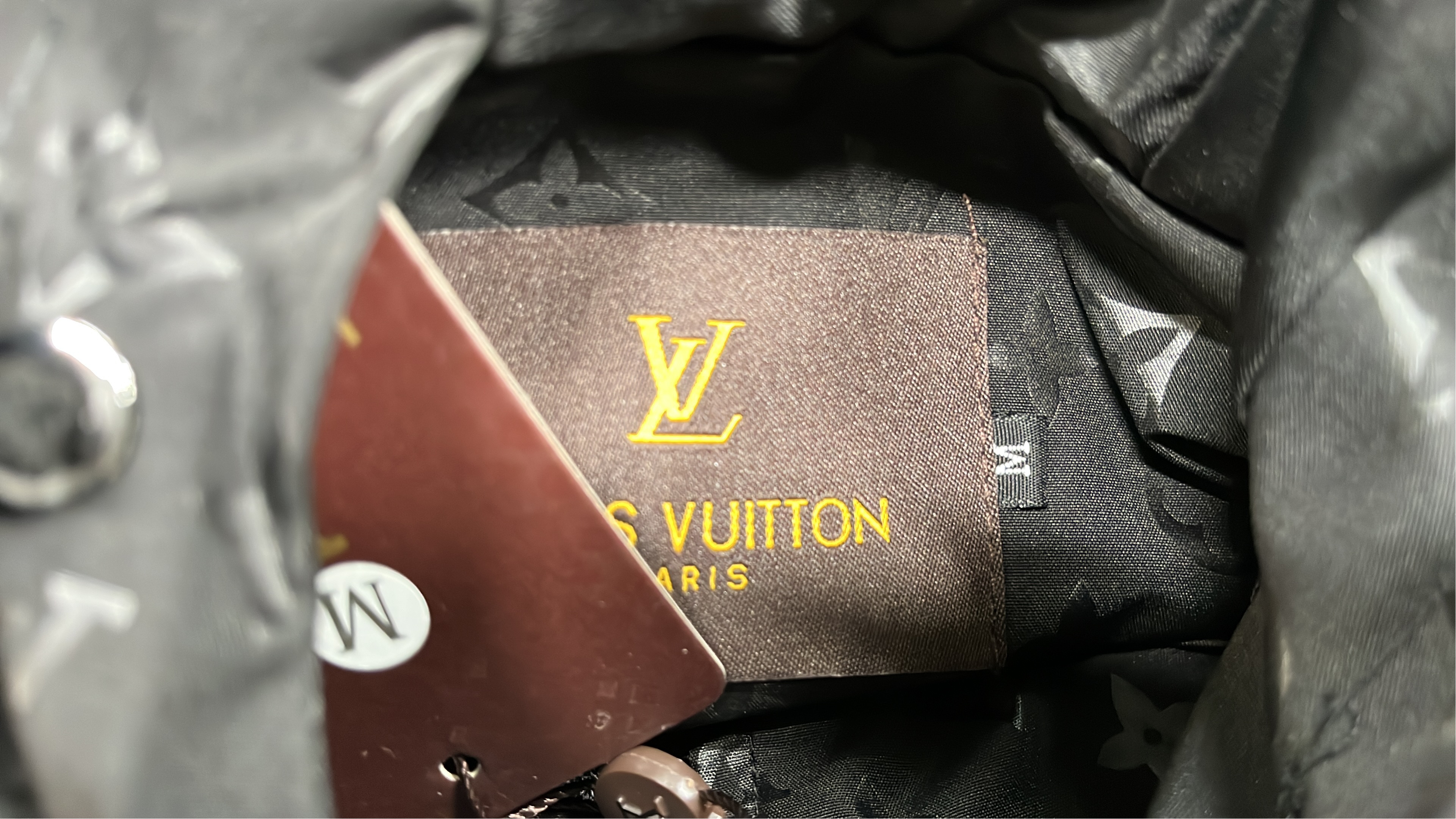 LV Monogram Denim Jacket Black