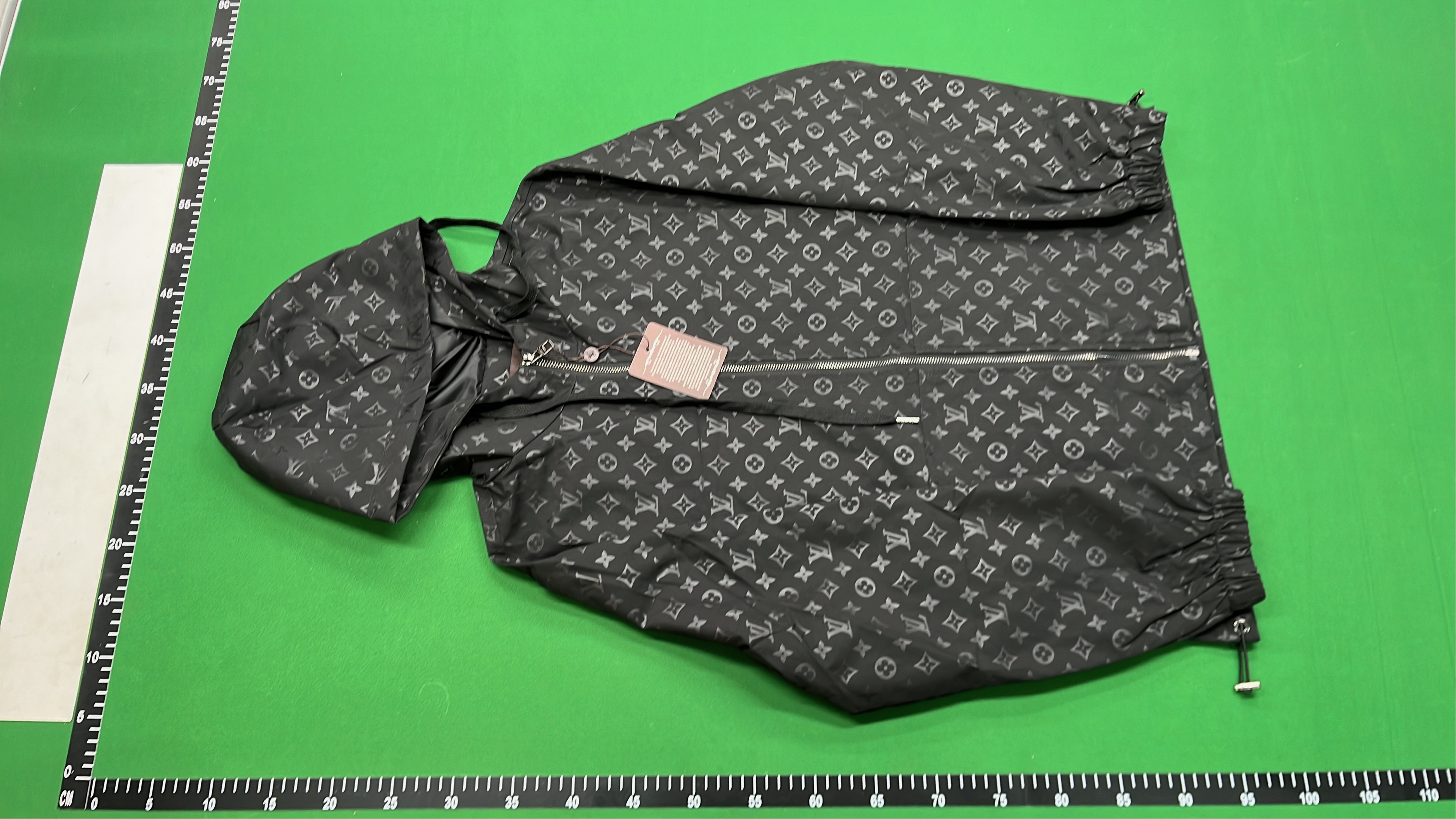 LV Monogram Denim Jacket Black