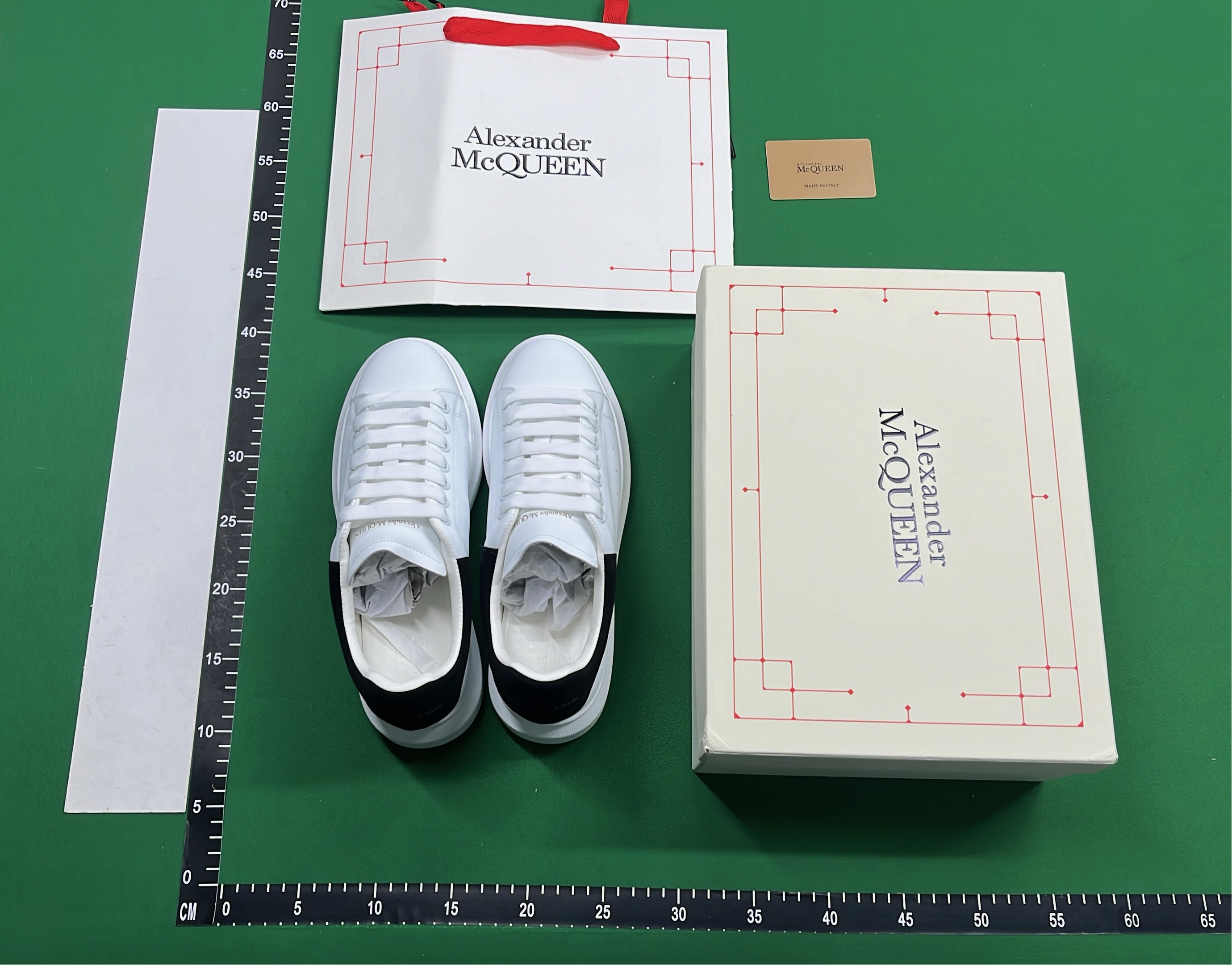 White Leather Sneakers with Thick Sole for Women