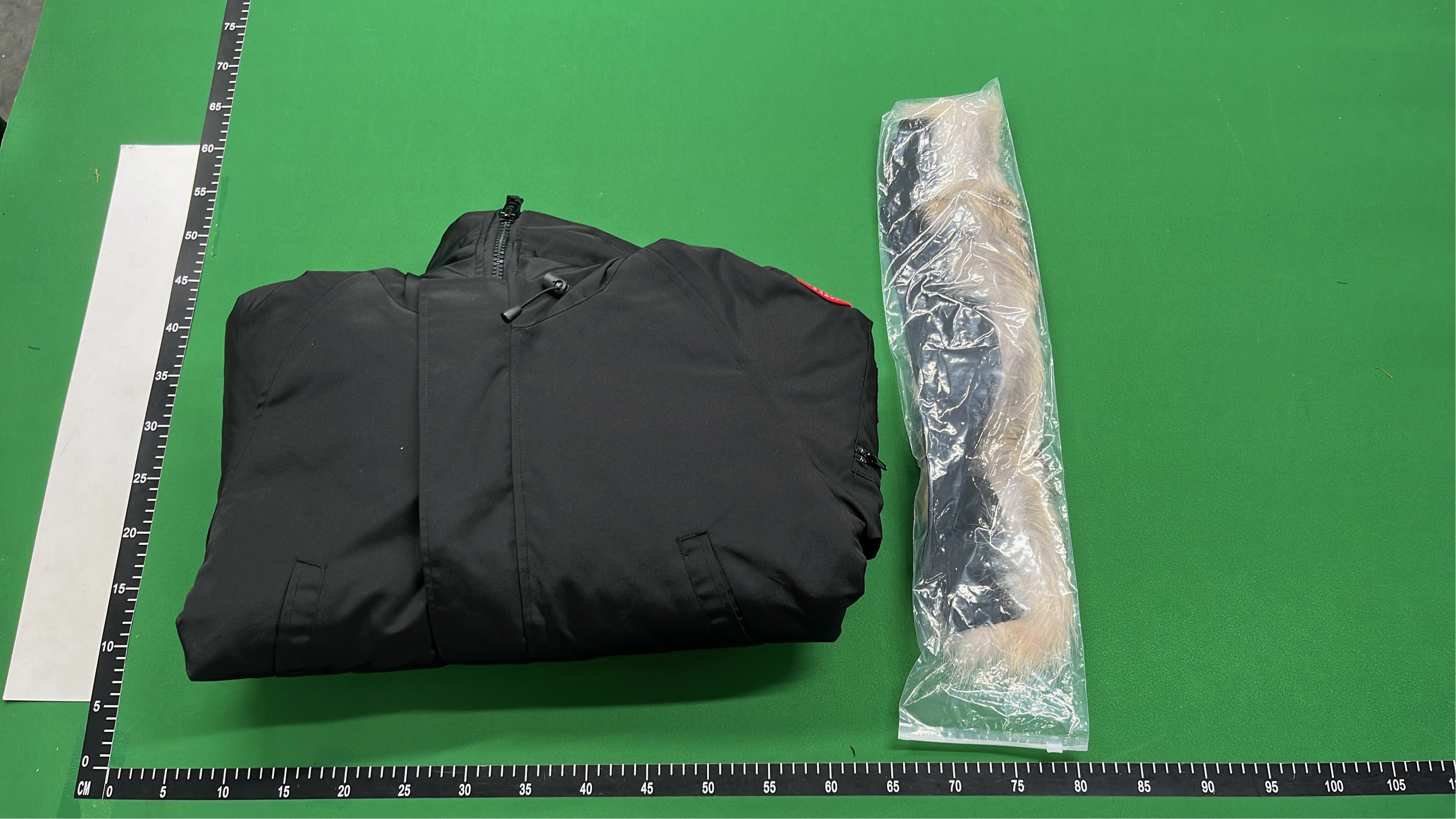 Canada Goose Men's Down Jacket with Fur Trim Hood