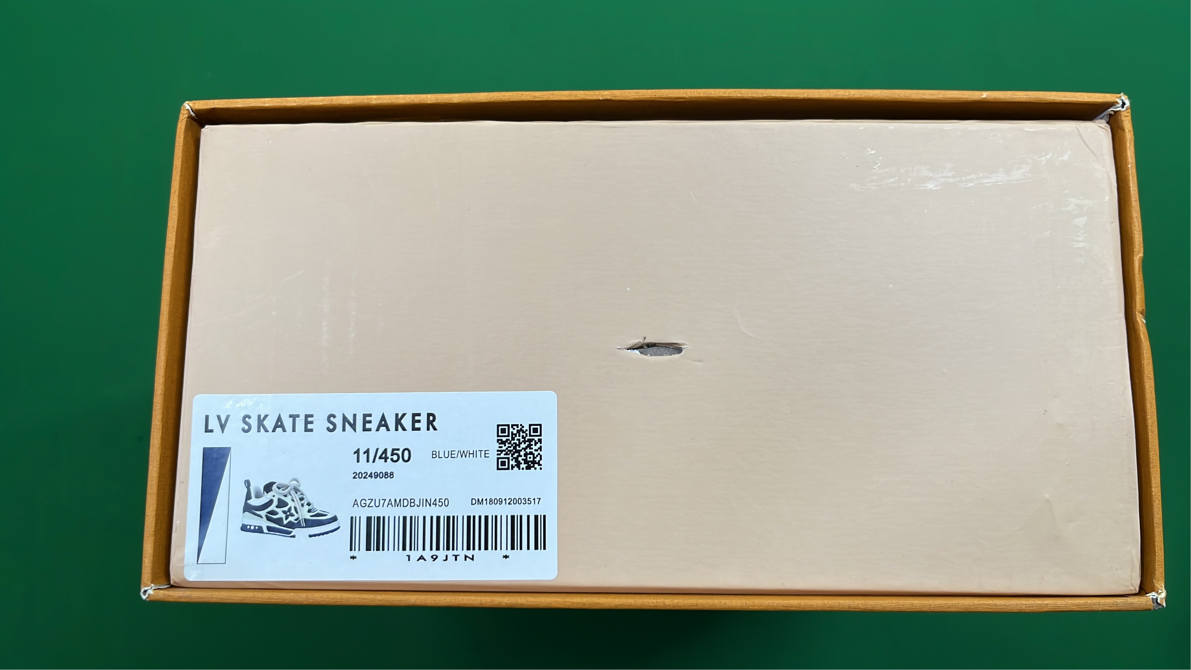 LV Trainer Sneakers Navy White