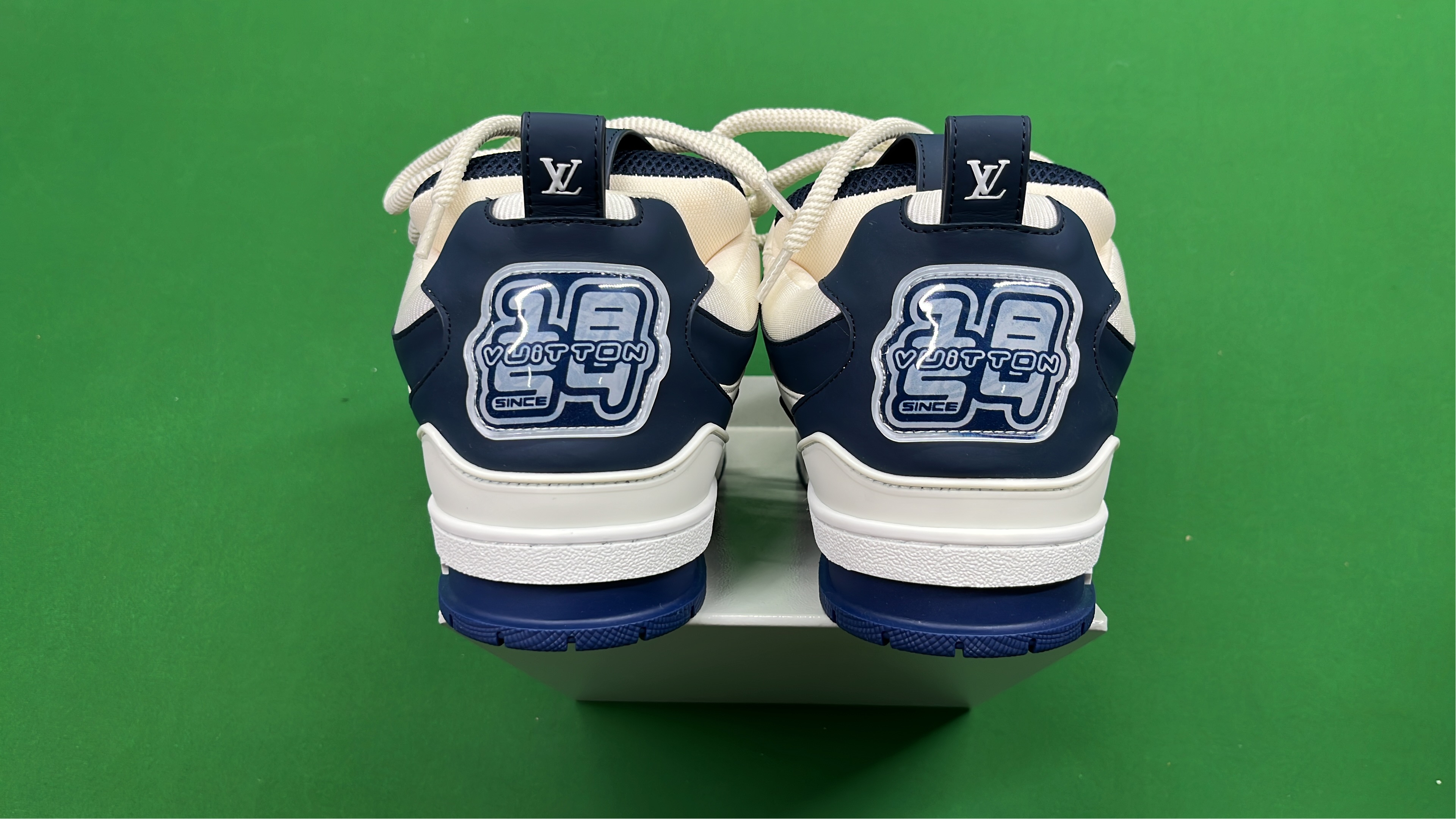 LV Trainer Sneakers Navy White