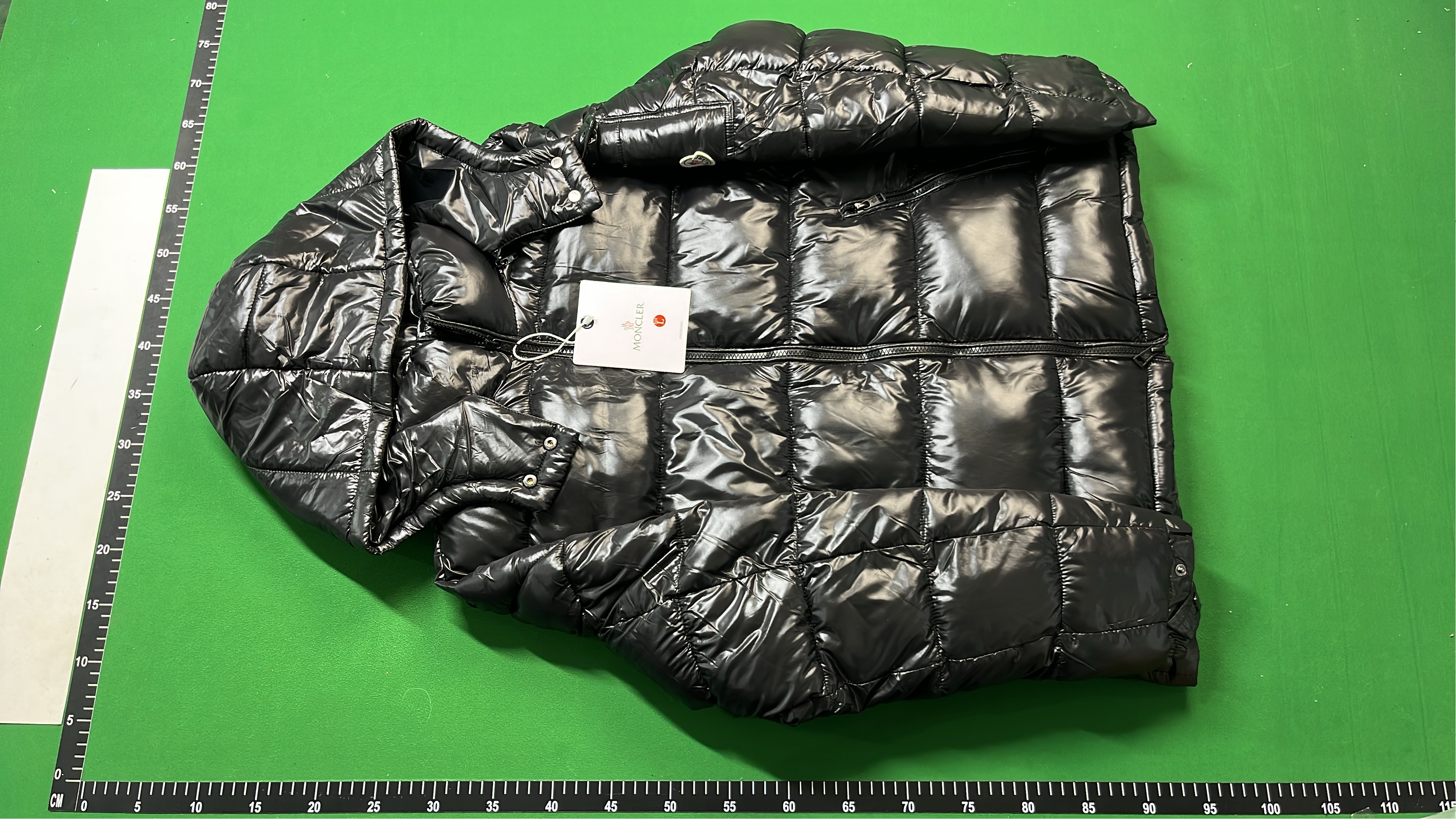 Moncler Black Puffer Jacket with Hood
