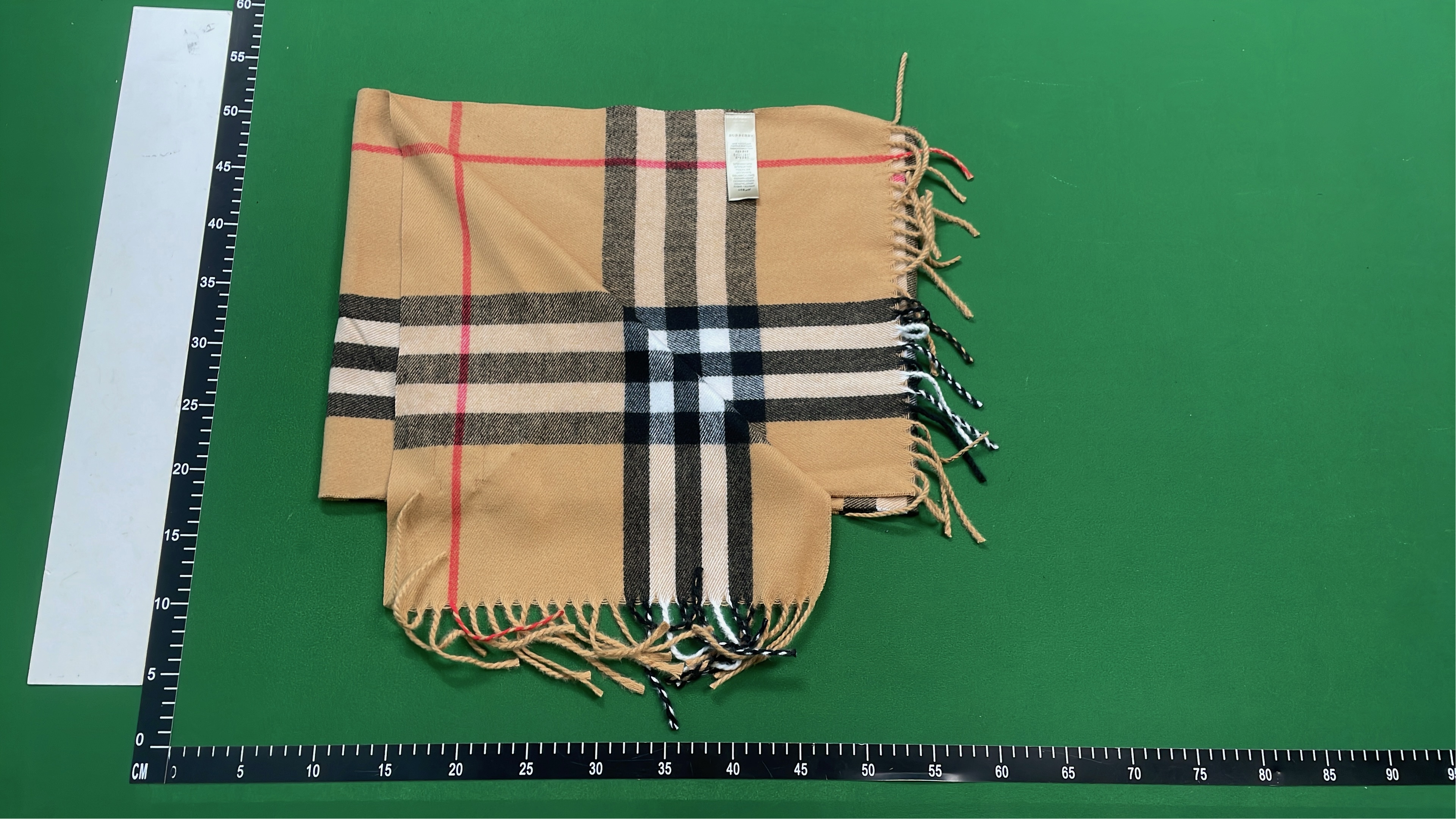 Classic Check Cashmere Scarf for Women and Men