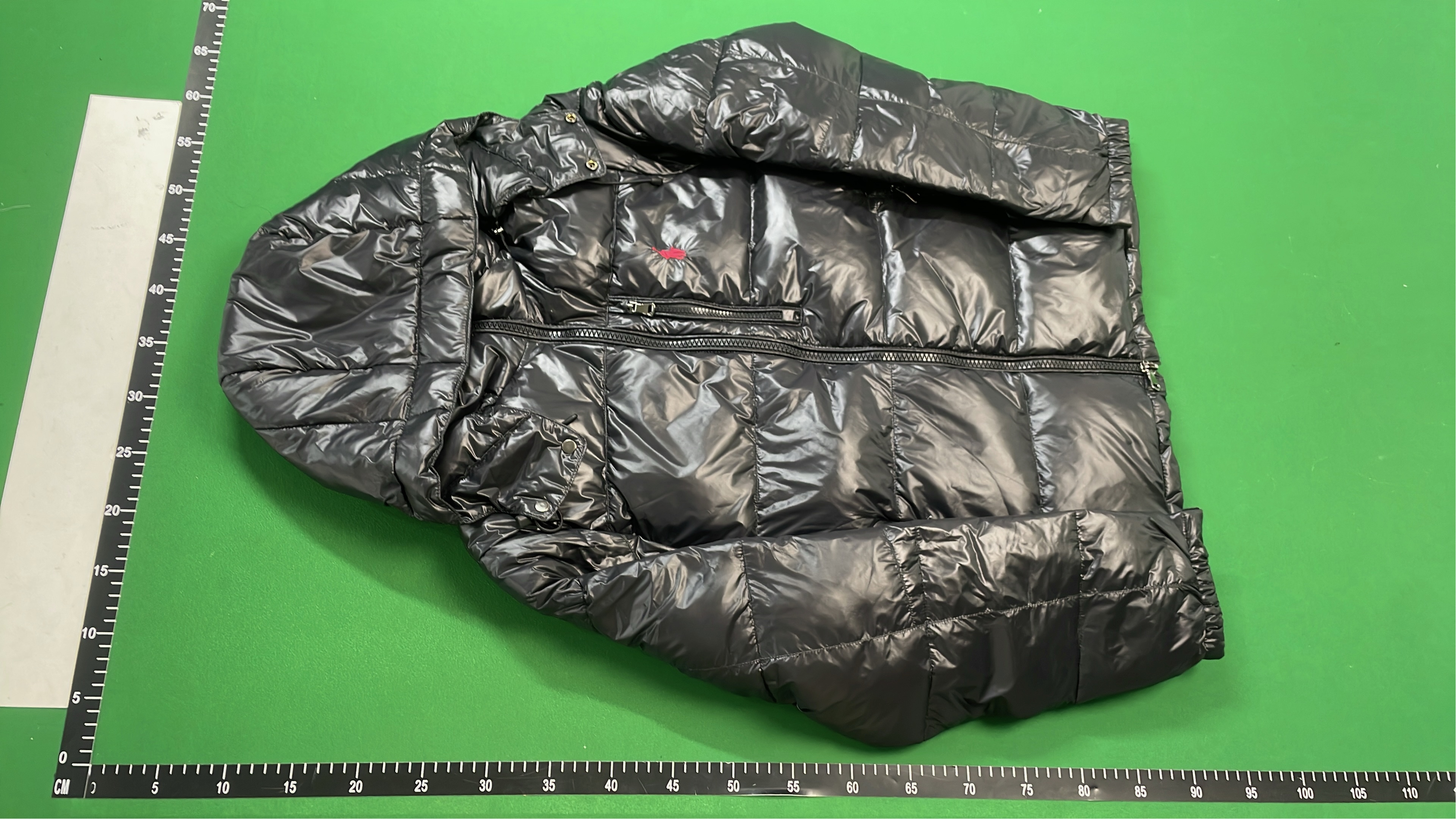 Men's Black Puffer Jacket with Hood