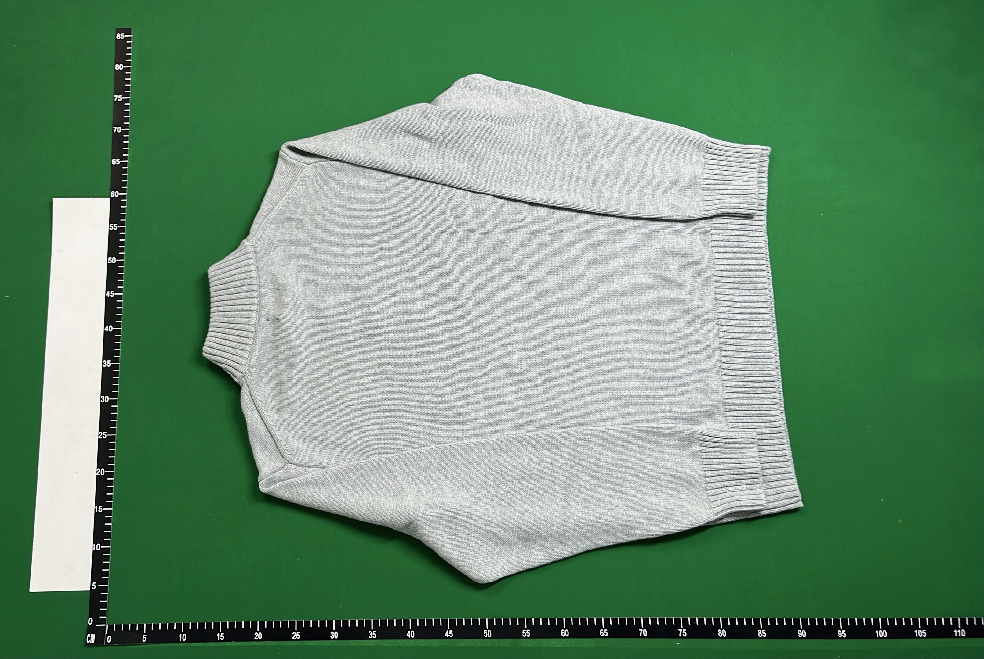 Men's Gray Half-Zip Sweater with Pony Logo