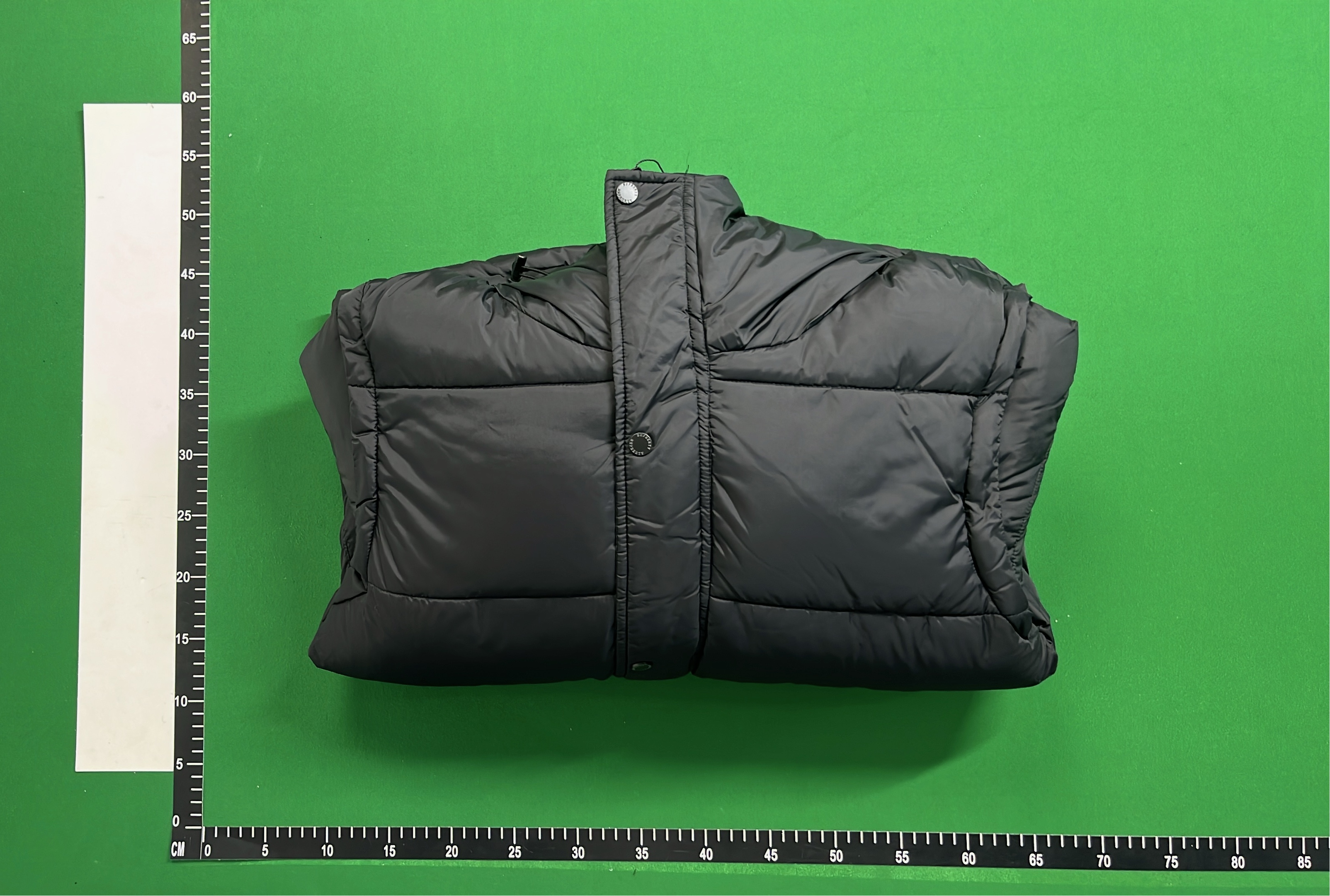 Burberry Black Down Jacket with Check Lining
